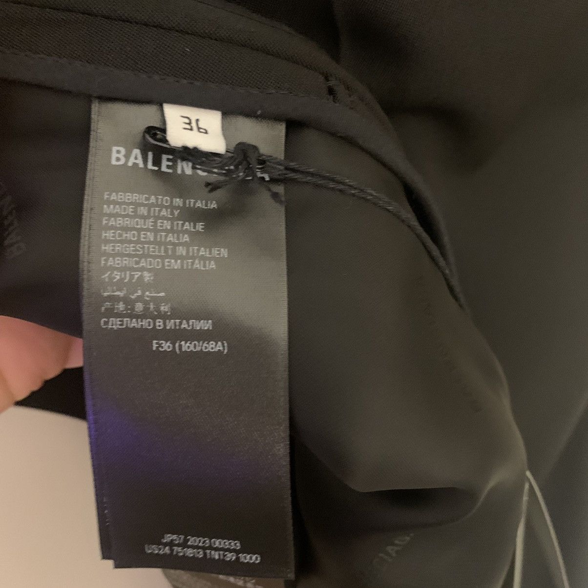 Balenciaga Balenciaga Slit Tailored Wool Midi Skirt Size 26" / US 2 / IT 38 - 13 Thumbnail