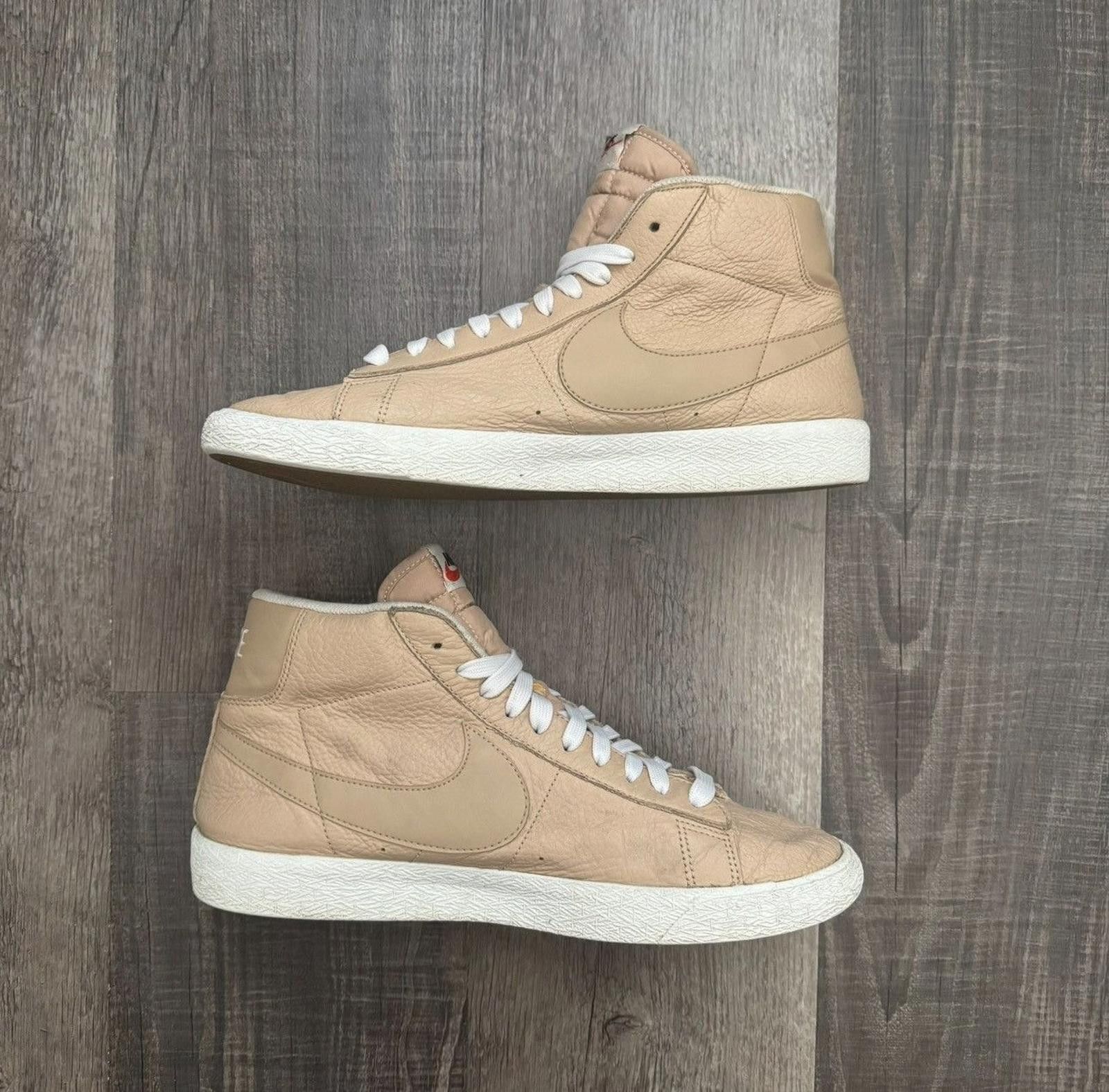 Nike NIKE • Blazer Mid Premium "Linen/Summit" (11M) Size US 11 / EU 44 - 3 Thumbnail