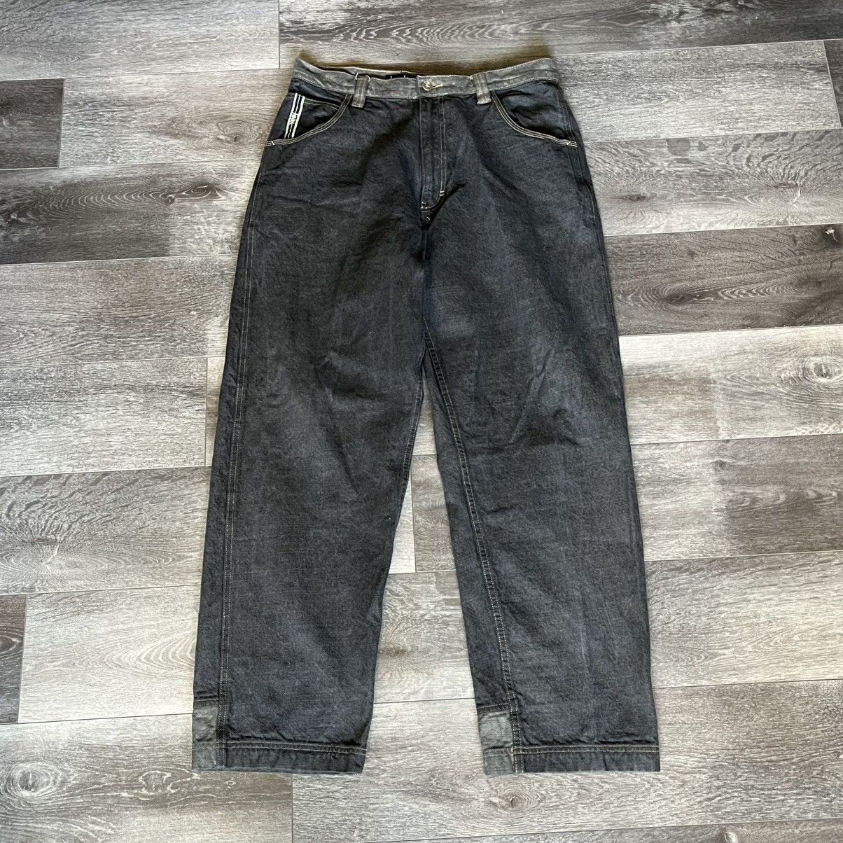 Vintage Vintage 2000s Y2K Leak Wear Baggy Skater Denim Jeans 34x32 Size US 34 / EU 50 - 2 Thumbnail