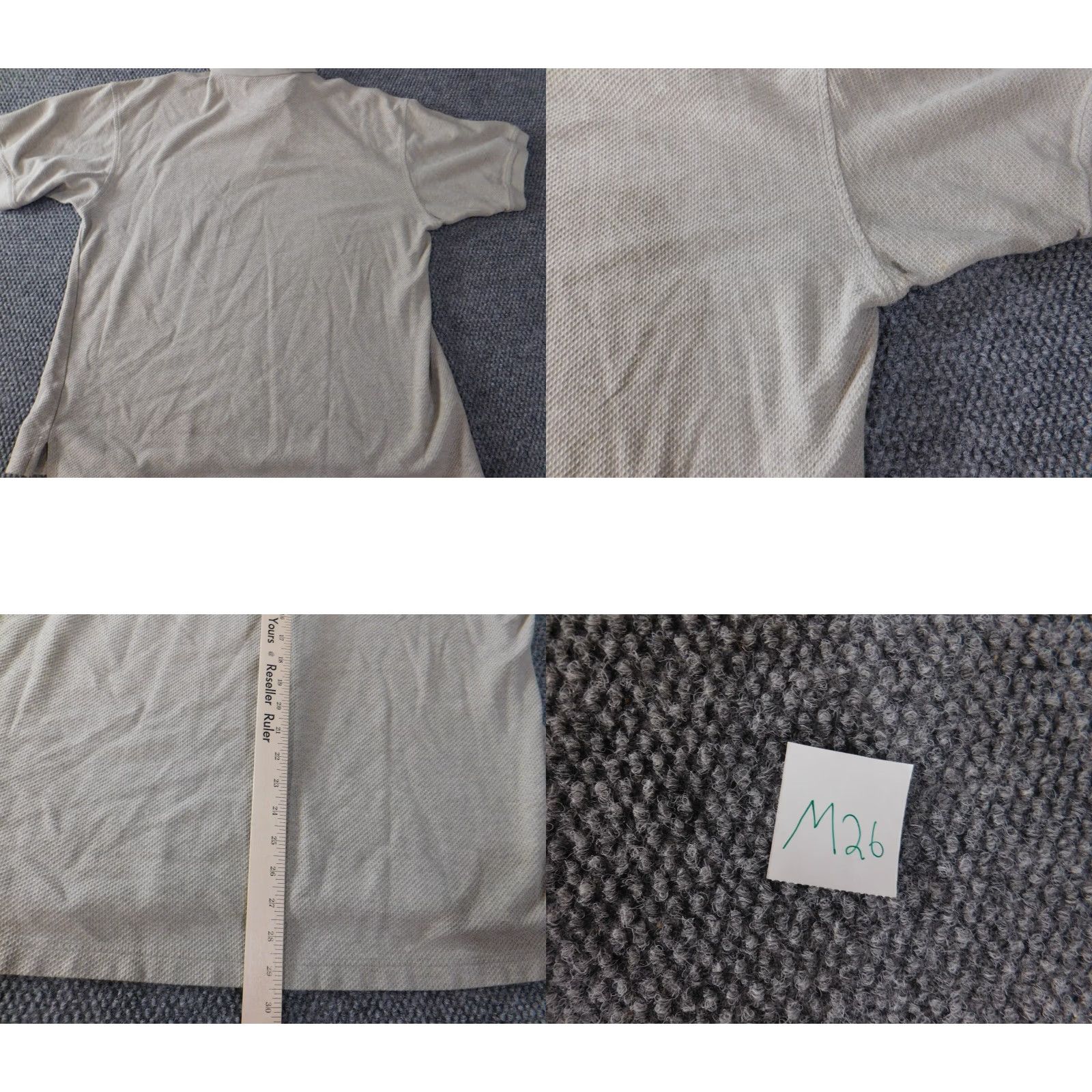 Izod IZOD Polo Shirt XL Beige Mens Classic Logo Golf Button Short Sleeve Knit Cotton Polyester Breathable Easy Care Stretch Vintage: No Size US XL / EU 56 / 4 - 8 Thumbnail