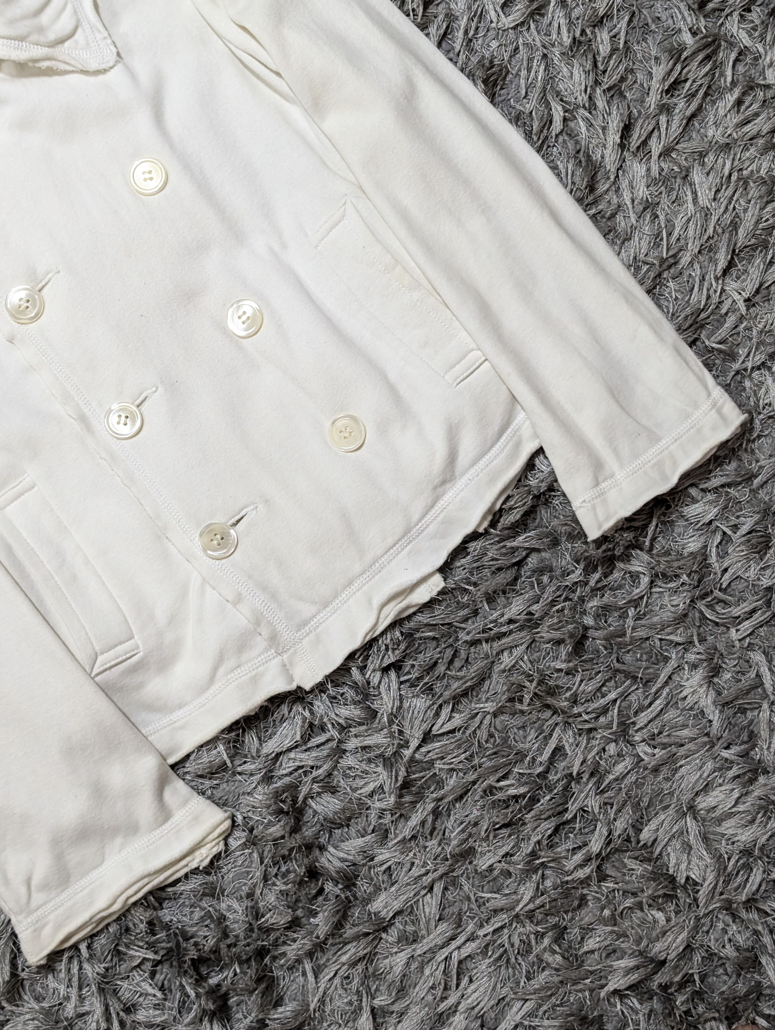 Comme des Garcons S/S 2003 Comme Des Garcons Cotton Cropped Jacket Size M / US 6-8 / IT 42-44 - 4 Thumbnail