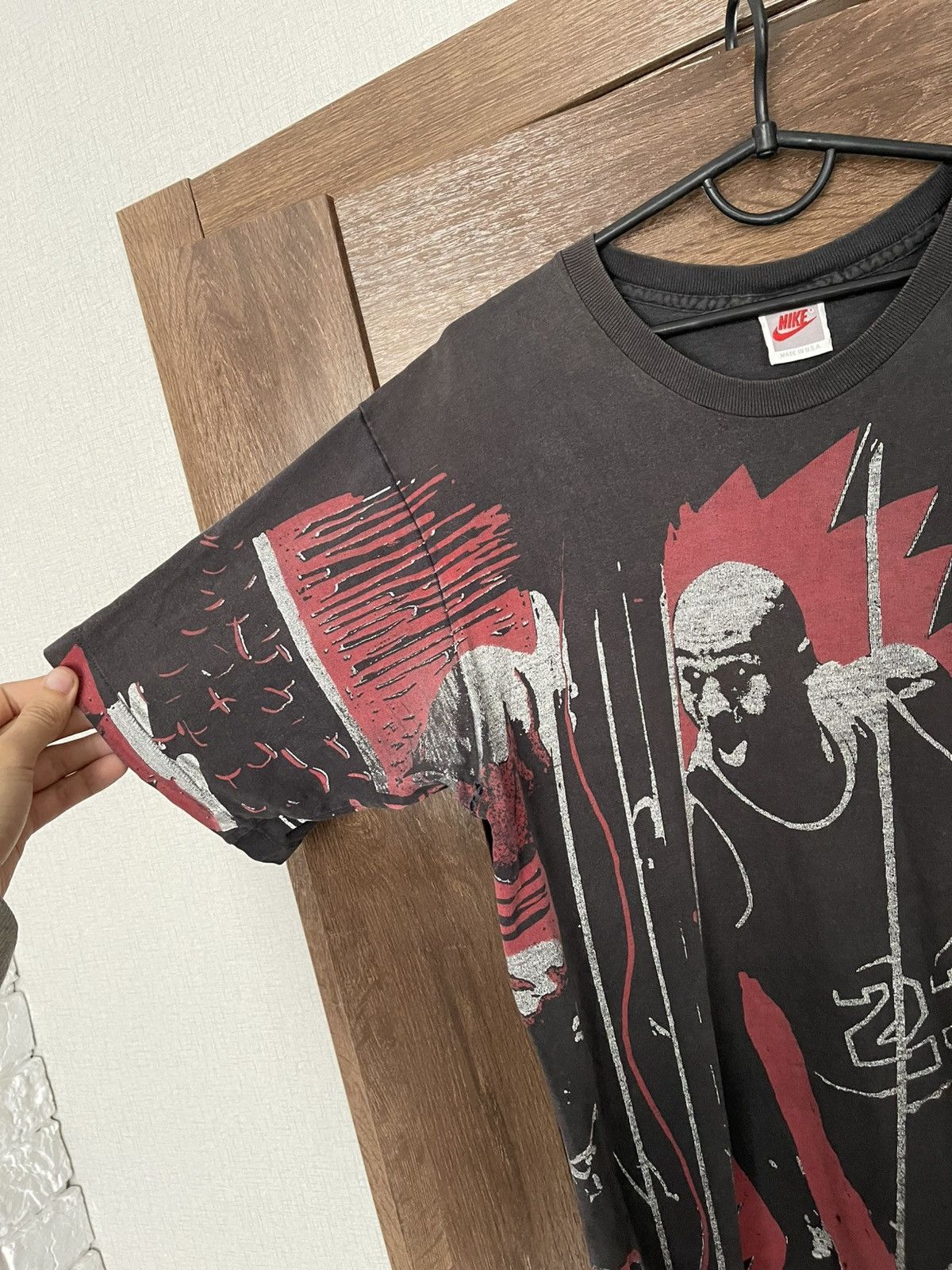 Nike Nike Air Jordan Vintage T-Shirt Tee 90s Oll Over Print AOP Size US M / EU 48-50 / 2 - 8 Thumbnail