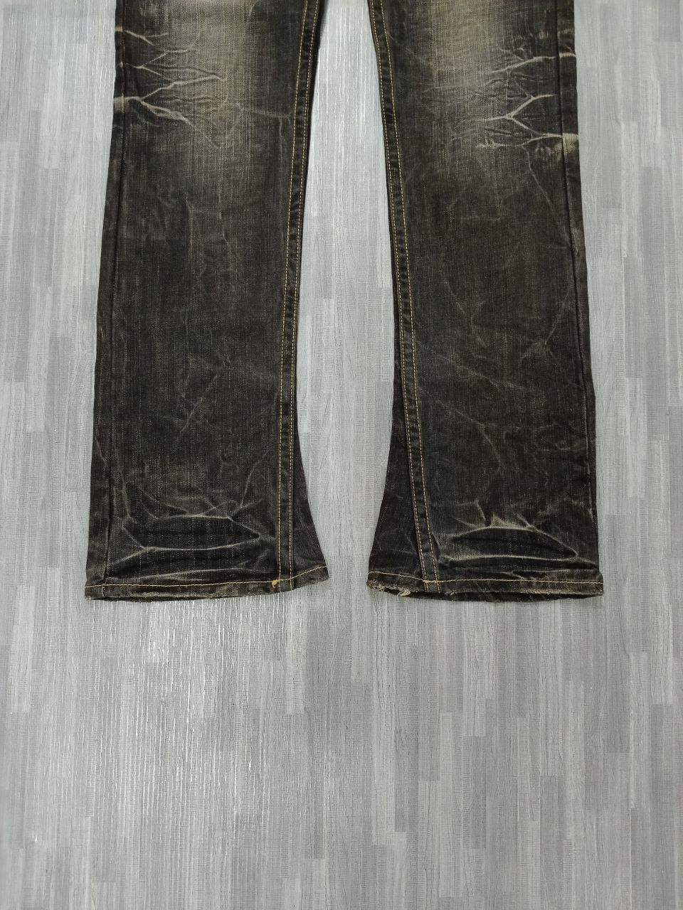 Japanese Brand FLARE SICK RUSTY 0ZZ FIRST PINBALL DENIM PANTS Size US 29 - 7 Thumbnail