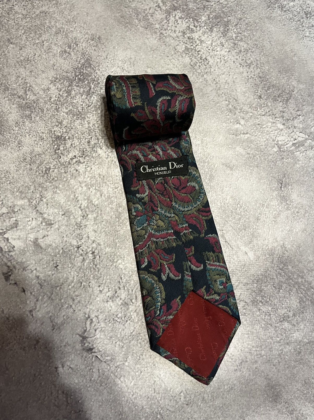 Christian Dior Monsieur RARE used Christian Dior Monsieur tie Size ONE SIZE - 1 Thumbnail