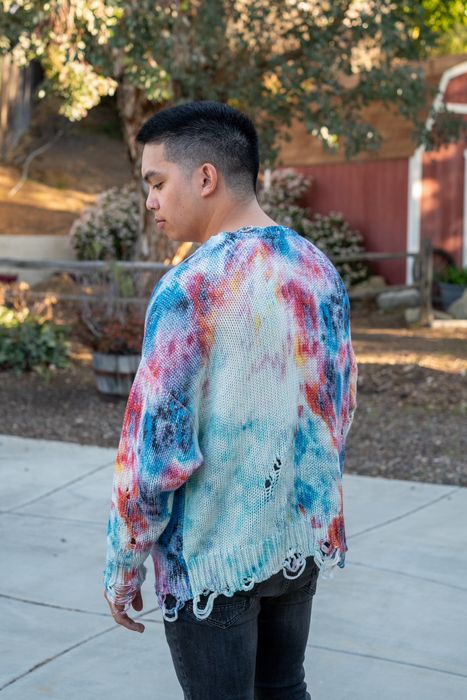 R13 Oversized Tie Dye Cardigan Grailed