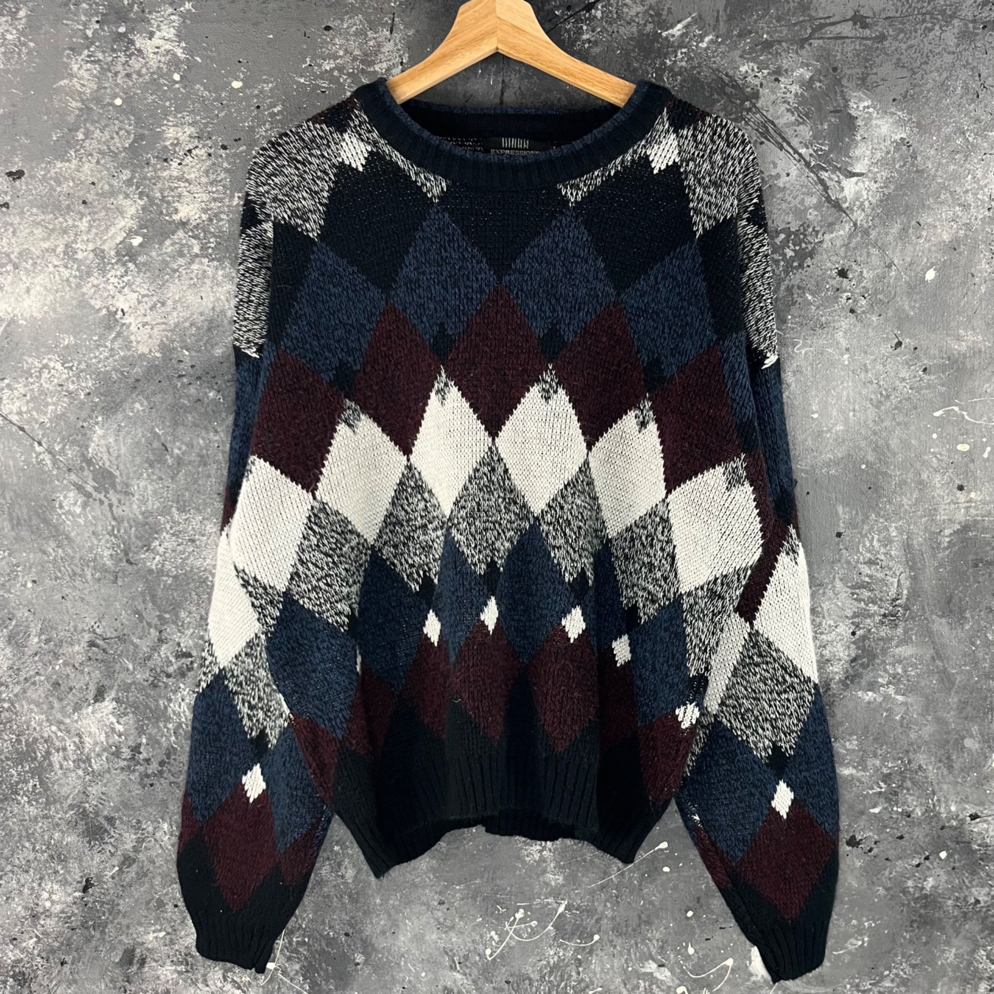 Vintage Vintage 90’s Expression sweater Size US L / EU 52-54 / 3 - 1 Thumbnail