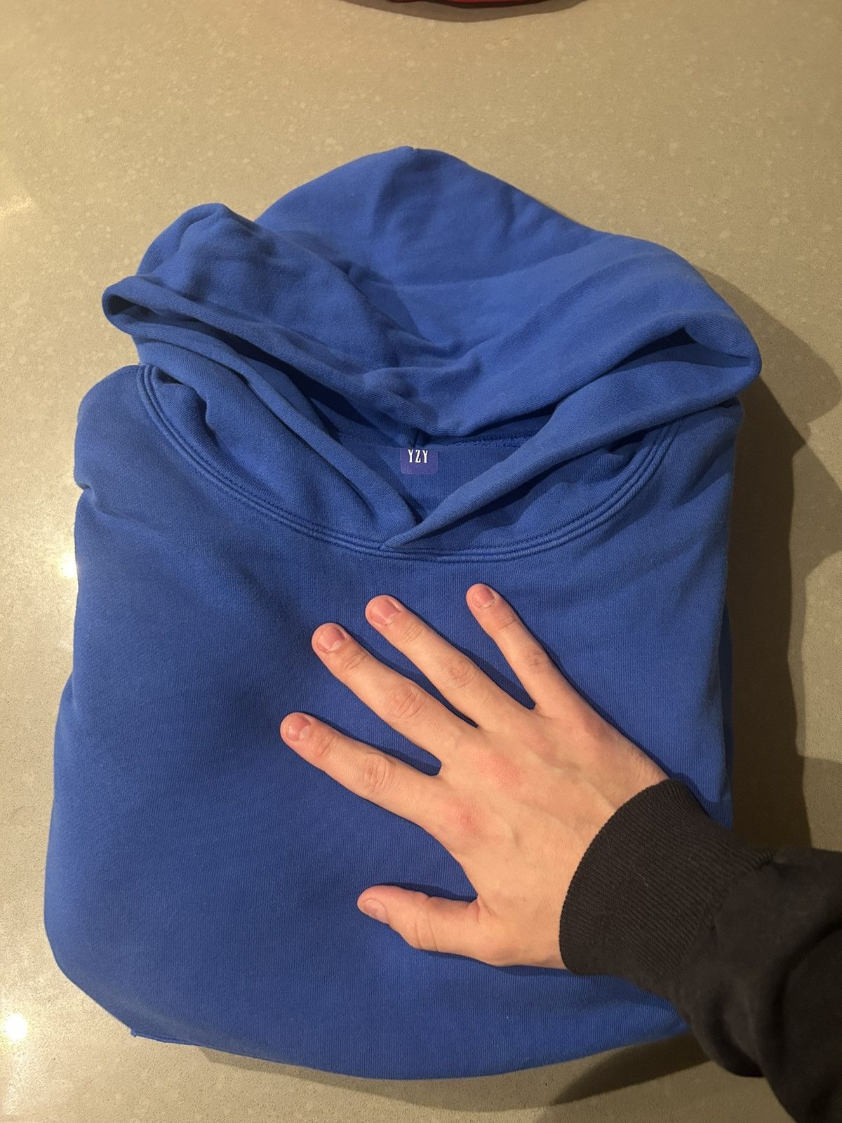 Gap × Yeezy Yeezy Gap Hoodie Blue Size US XXL / EU 58 / 5 - 2 Thumbnail