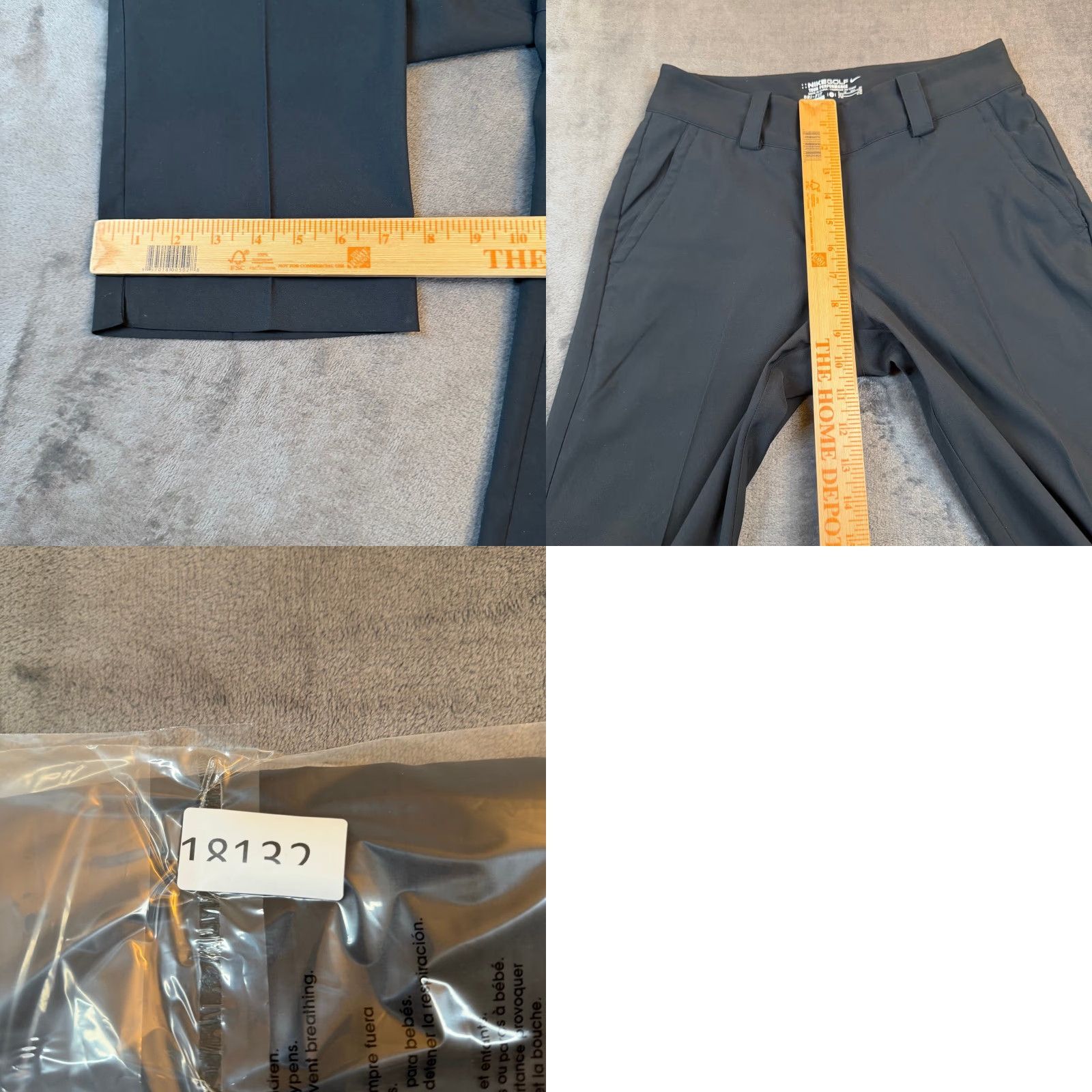 Nike Nike Golf Tour Performance Dri-FIT Black Pants Womens Size 2 Capri Straight Leg Moisture Wicking Pockets Capris Modern Capris Tee? Size 26" / US 2 / IT 38 - 8 Thumbnail