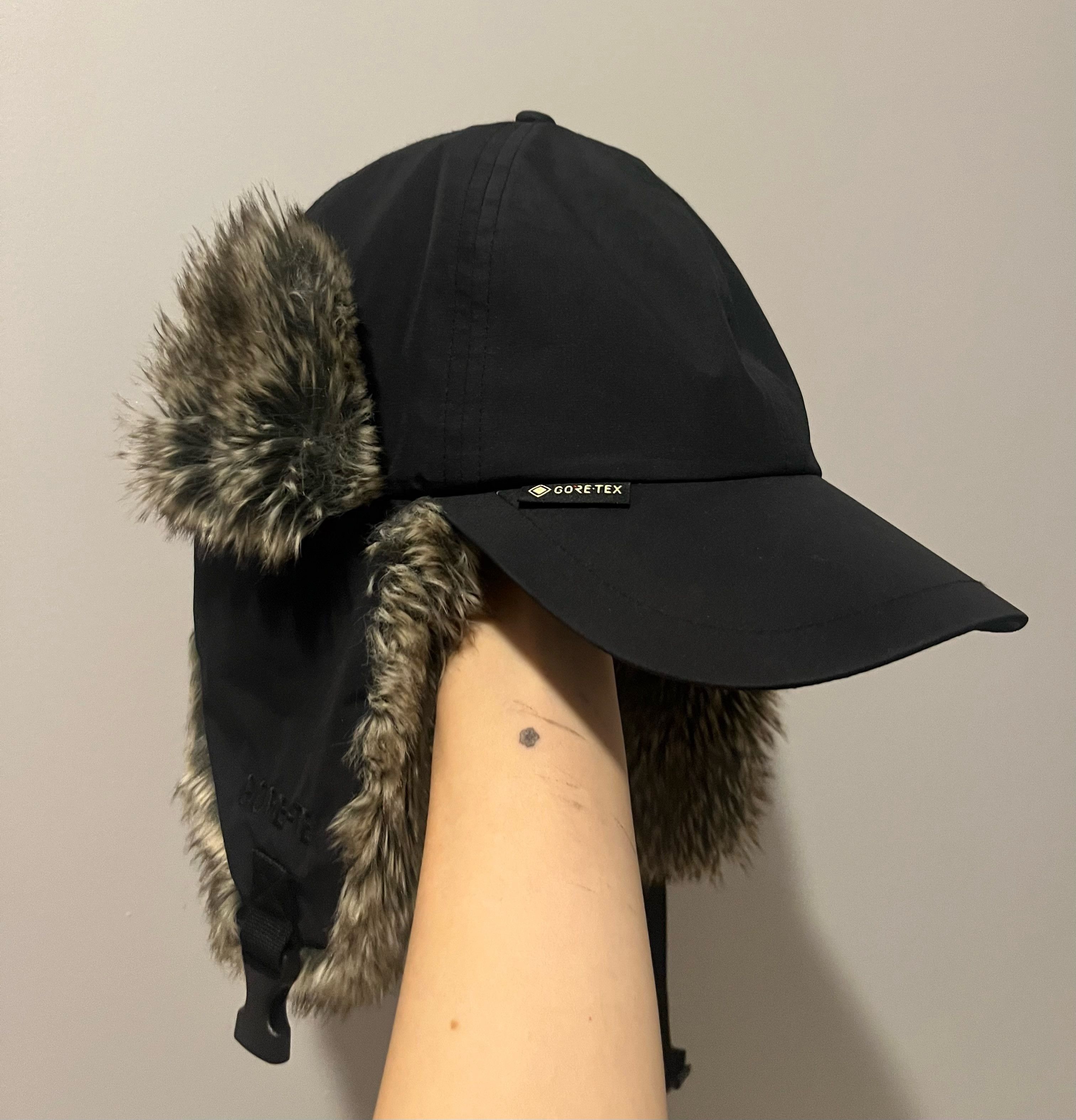 Palace Fuzzy Ear Beanie Navy