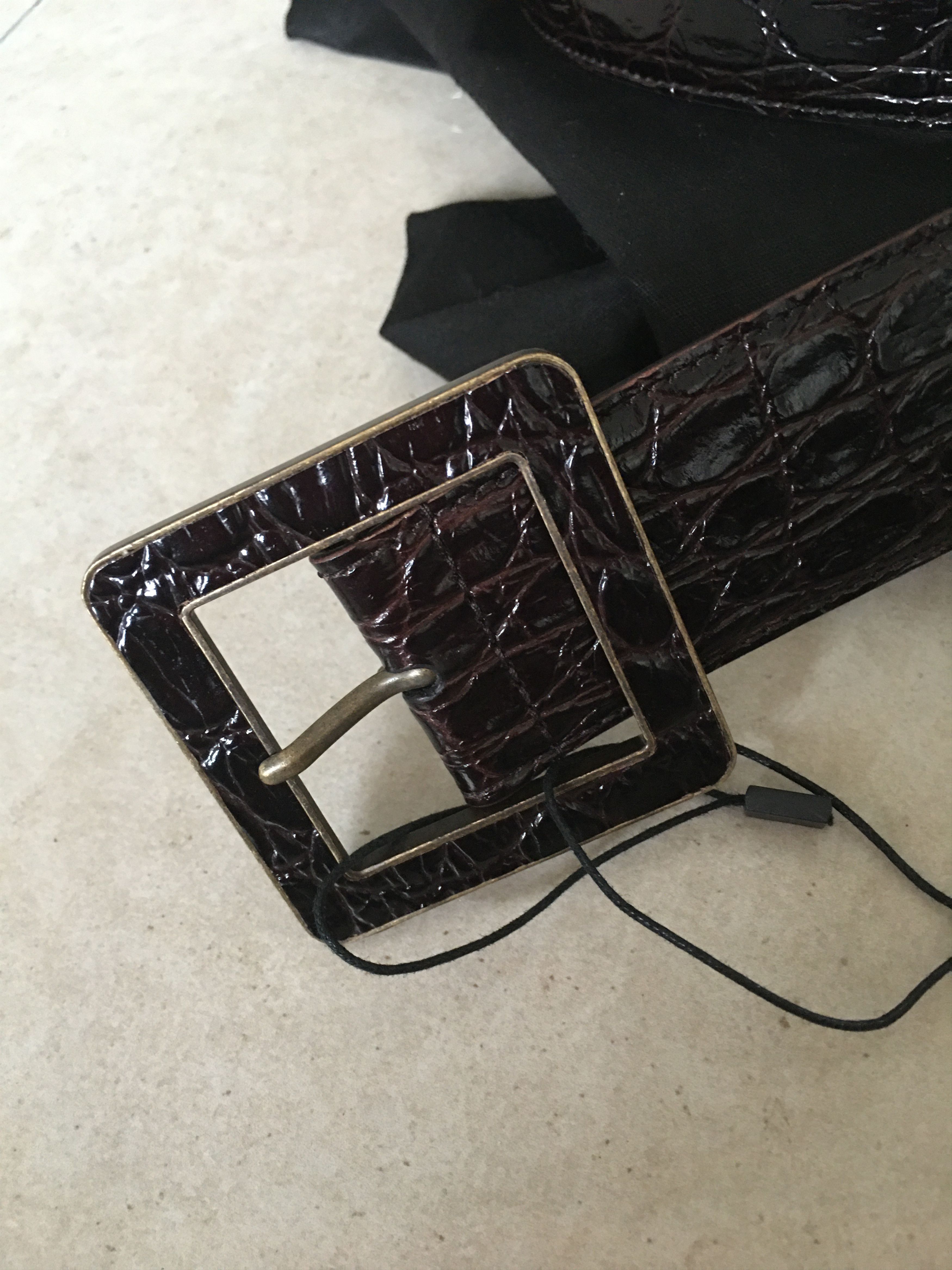 Saint Laurent Paris Belt in Leather Size ONE SIZE - 2 Thumbnail