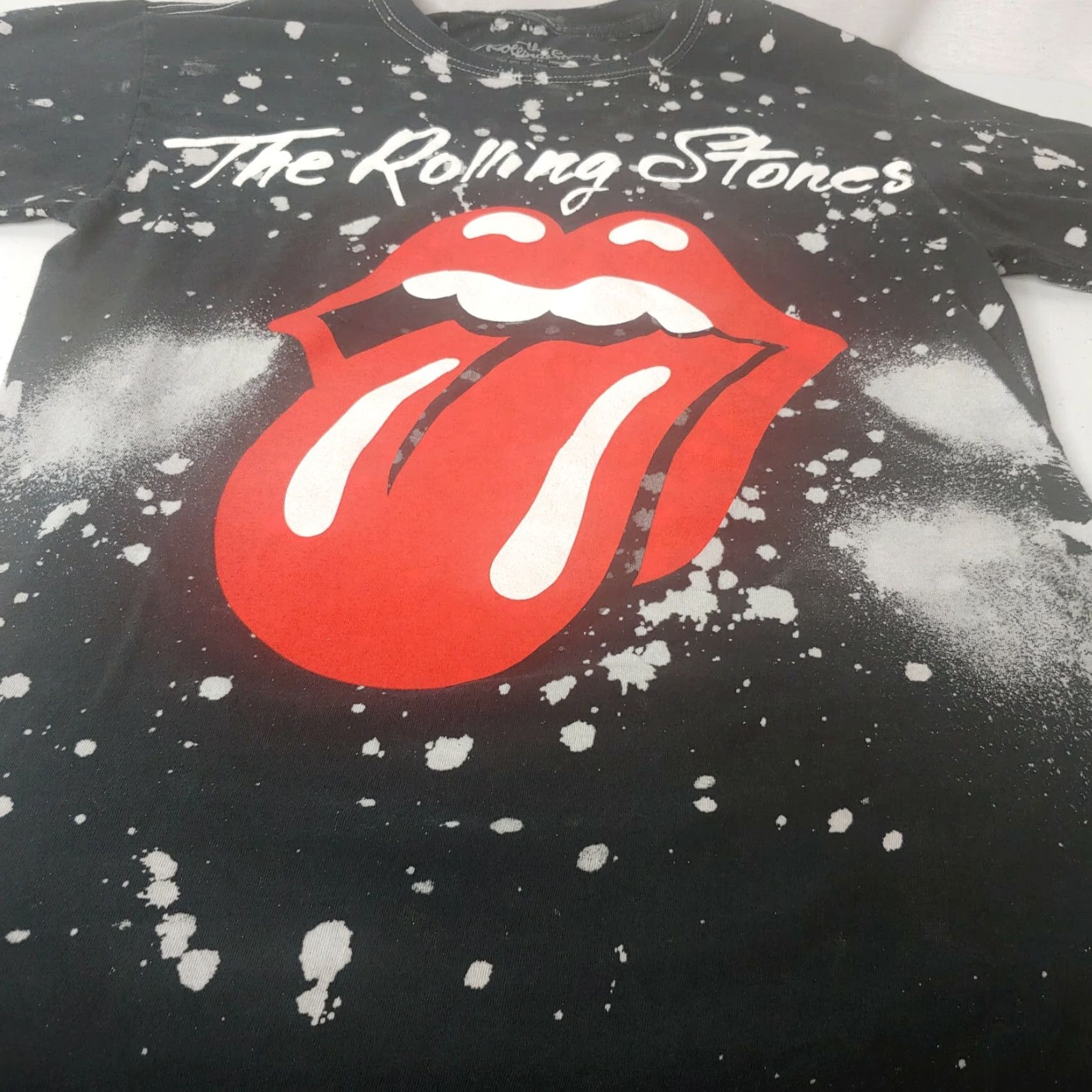 Logo 7 VINTAGE The Rolling Stones Shirt S Black Crew Neck Short Sleeve Logo Band Tee Rock n Roll Size US S / EU 44-46 / 1 - 3 Thumbnail