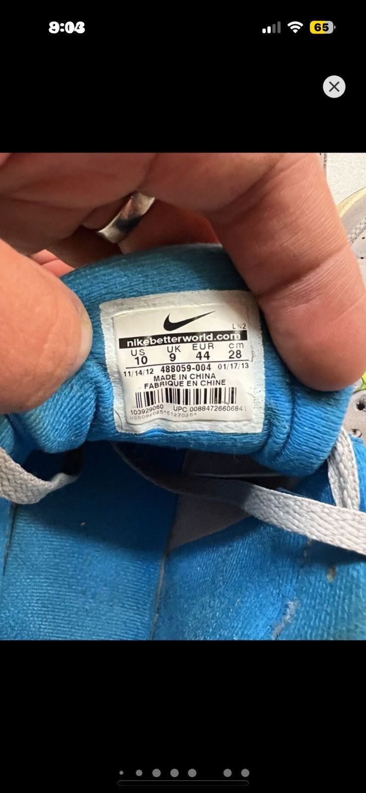 Nike × Vintage ***FINAL DROP***RARE 2013 NIKE SC TRAINER LO BO JACKSON 10 Size US 10 / EU 43 - 13 Thumbnail