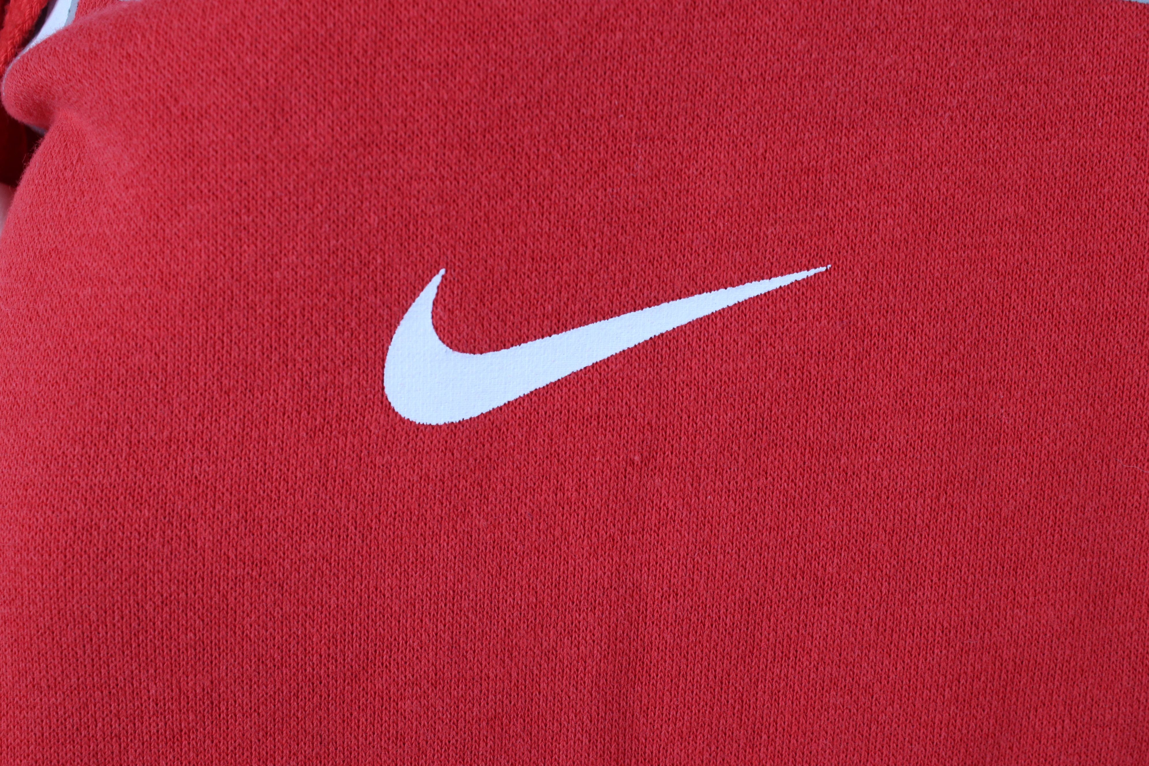 Nike Y2K Nike Center Swoosh Ohio State University Hoodie Red Size US XL / EU 56 / 4 - 5 Thumbnail