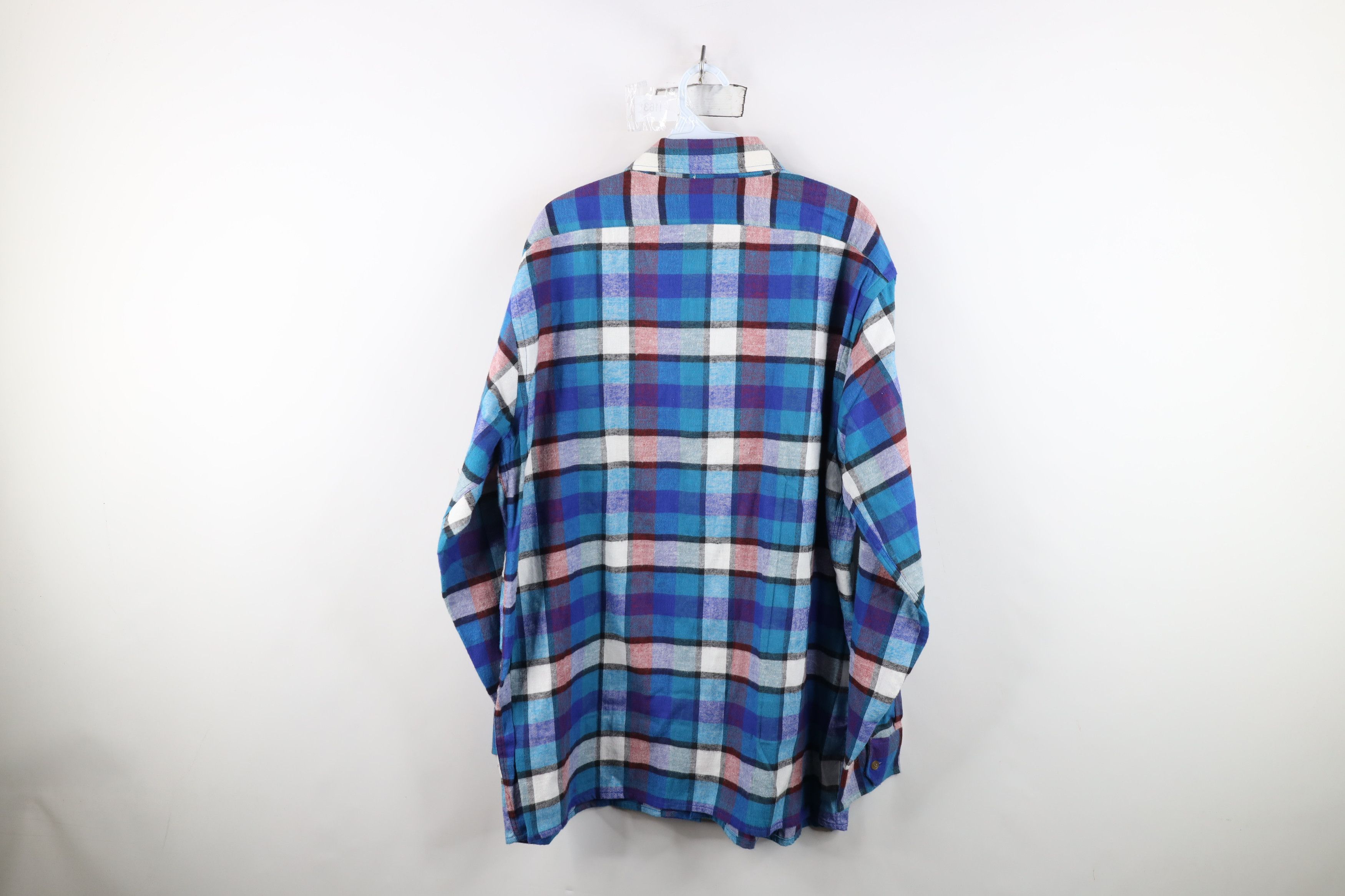 Vintage Deadstock Vintage 90s Streetwear Collared Button Shirt Plaid Size US L / EU 52-54 / 3 - 9 Thumbnail