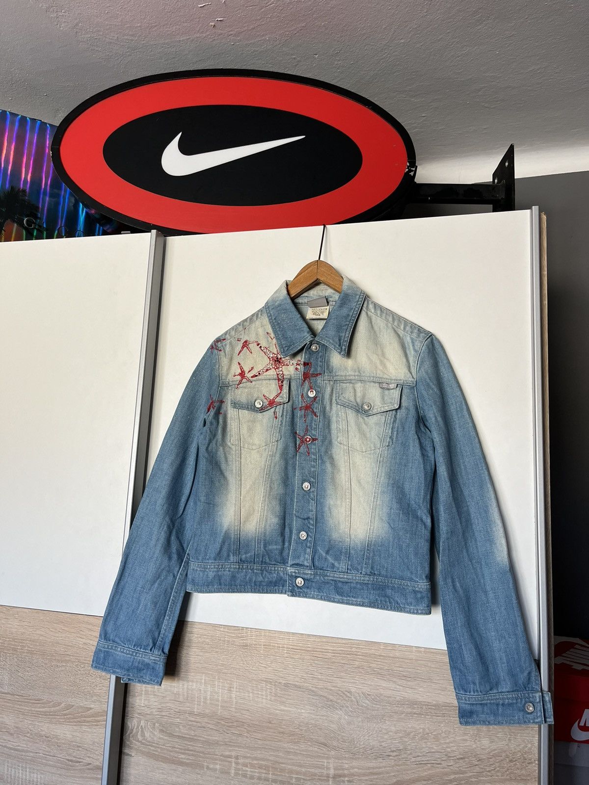 Versace Vintage 90’s 1995 Starfish Farmer Jacket Metallic Medusa Lux Size M / US 6-8 / IT 42-44 - 1 Thumbnail