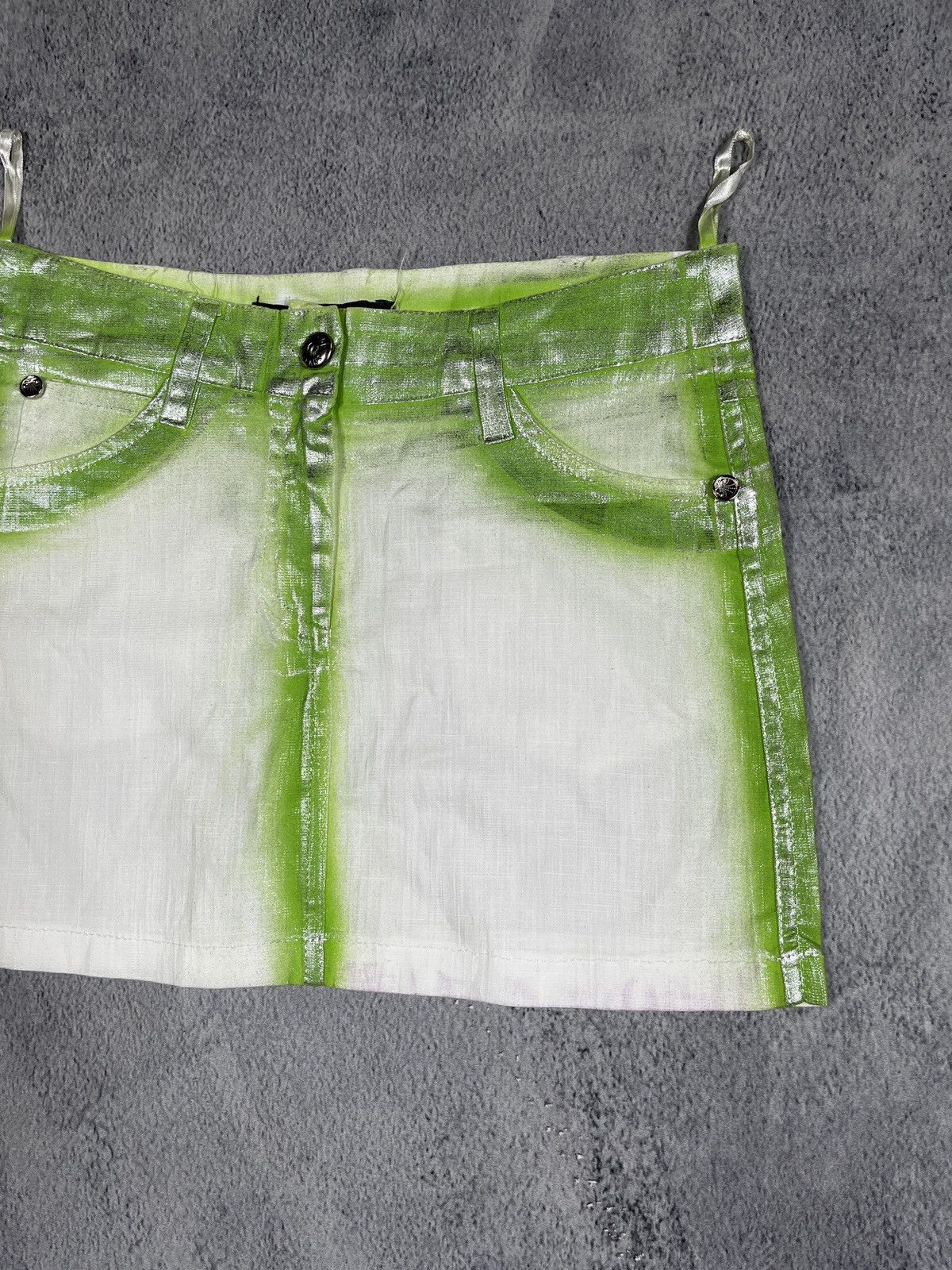Japanese Brand × Vintage Vintage Y2K Japanese mini skirt streetwear style size 26 Size 26" / US 2 / IT 38 - 3 Thumbnail