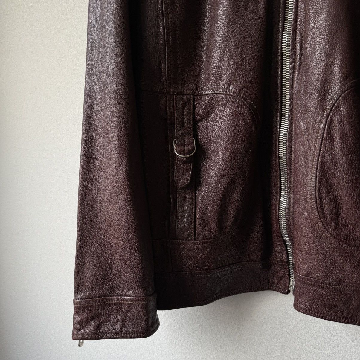 Dolce & Gabbana Dolce & Gabbana SS2006 Goat Leather Zip-Up Blouson Jacket Size US L / EU 52-54 / 3 - 4 Thumbnail