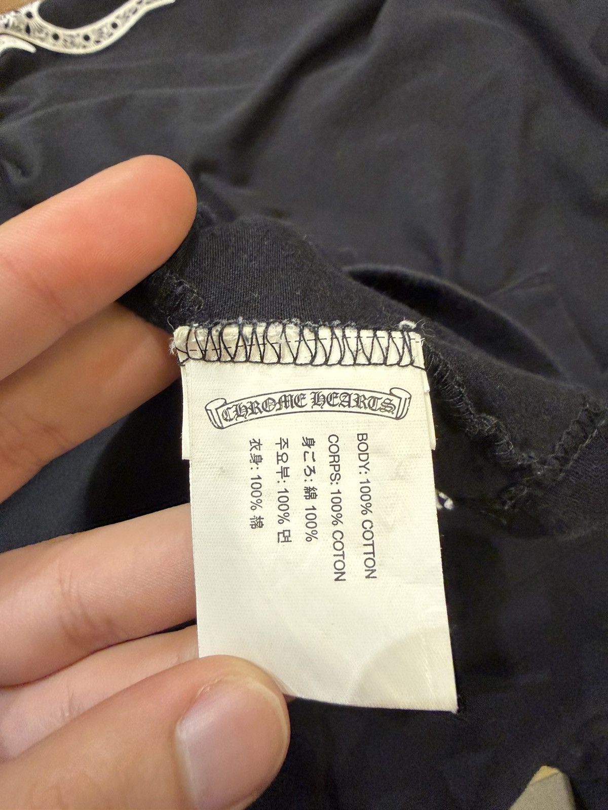 Chrome Hearts Chrome Hearts Side Flame Pocket Tee Size US M / EU 48-50 / 2 - 5 Thumbnail