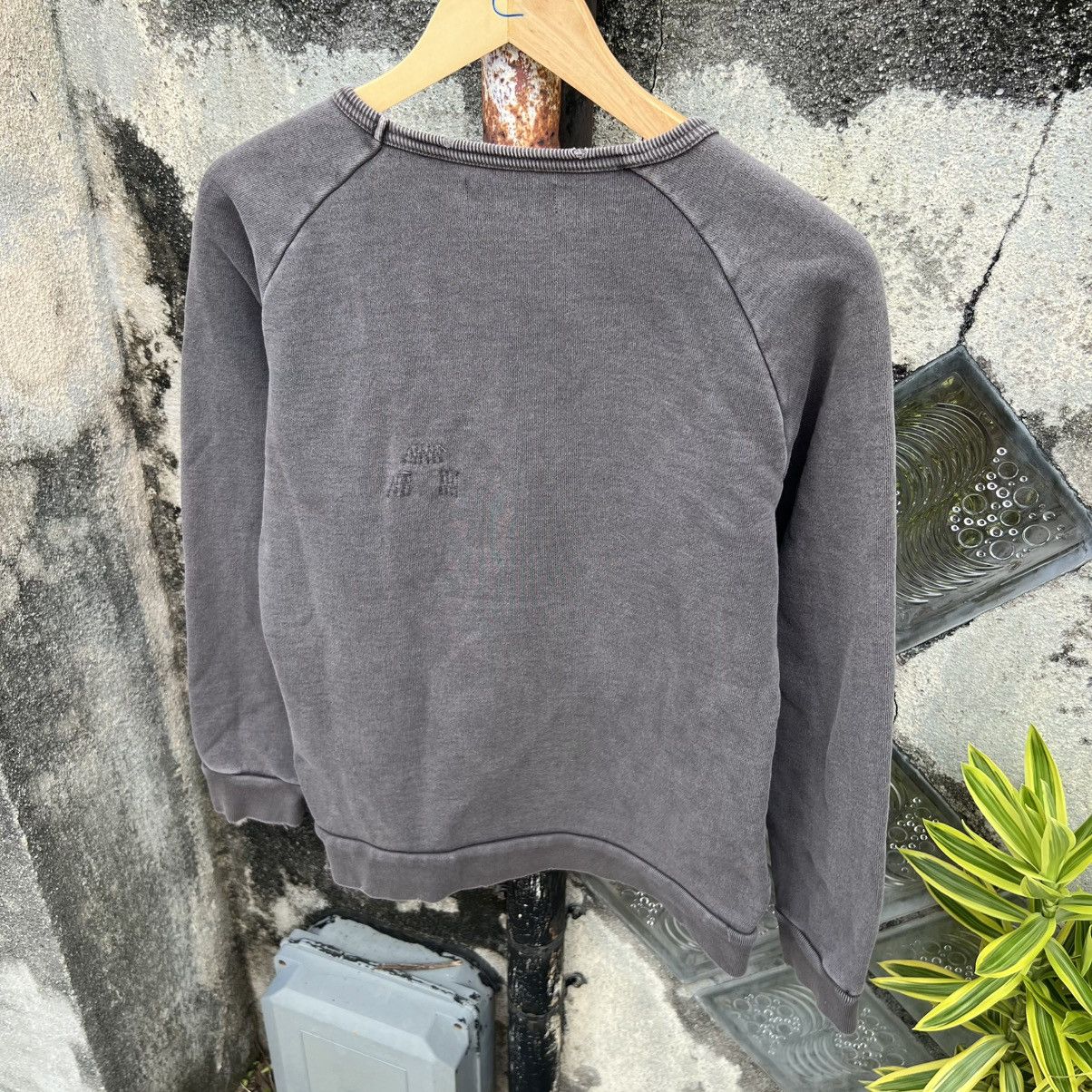 Japanese Brand “RETRO ENGINE” CREWNECK DISTRESSED STITCHING Size US L / EU 52-54 / 3 - 8 Thumbnail