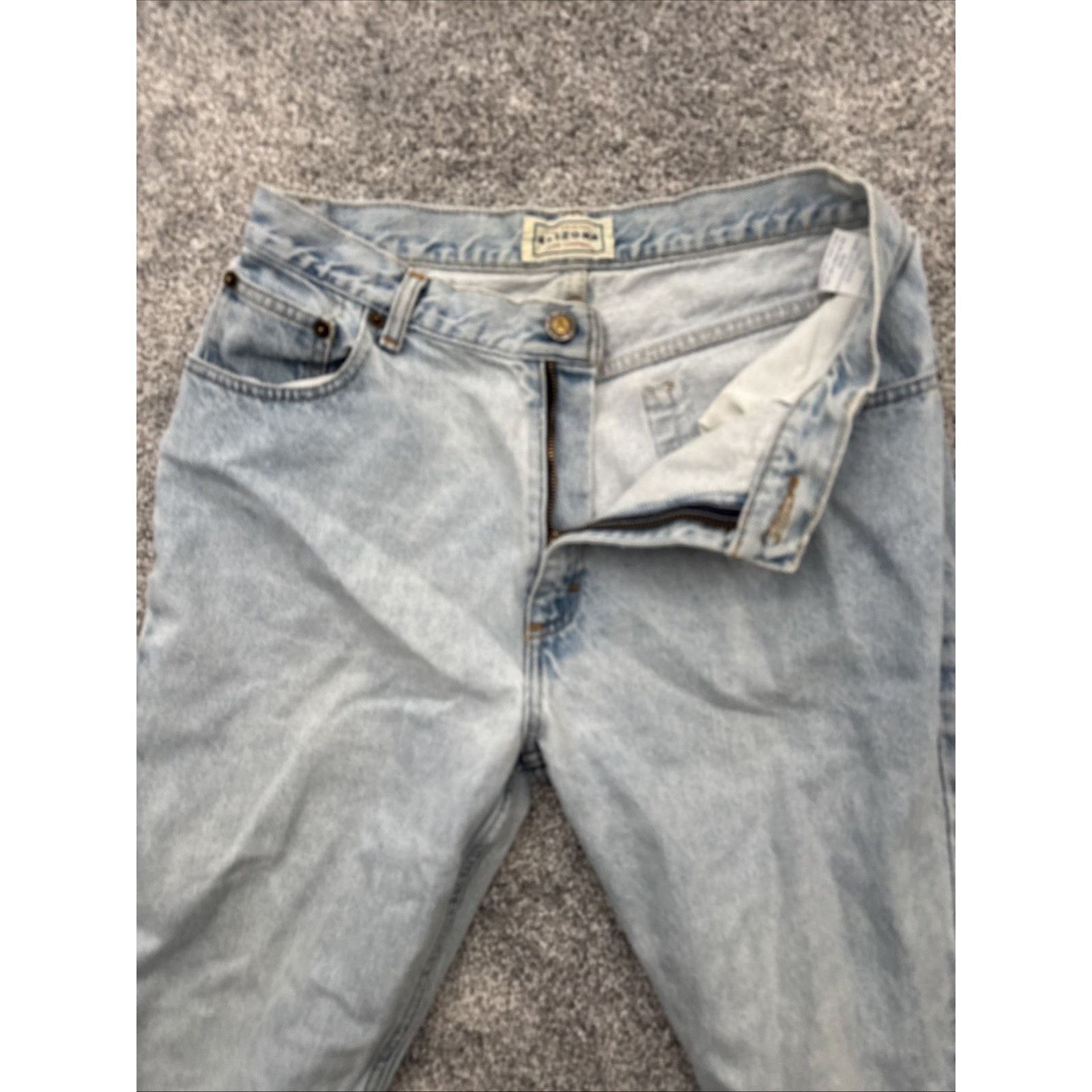 Other Vintage 90s Y2K Mom Jeans Womens Size 13 Long Rigid Grunge Size 30" / US 8 / IT 44 - 6 Thumbnail
