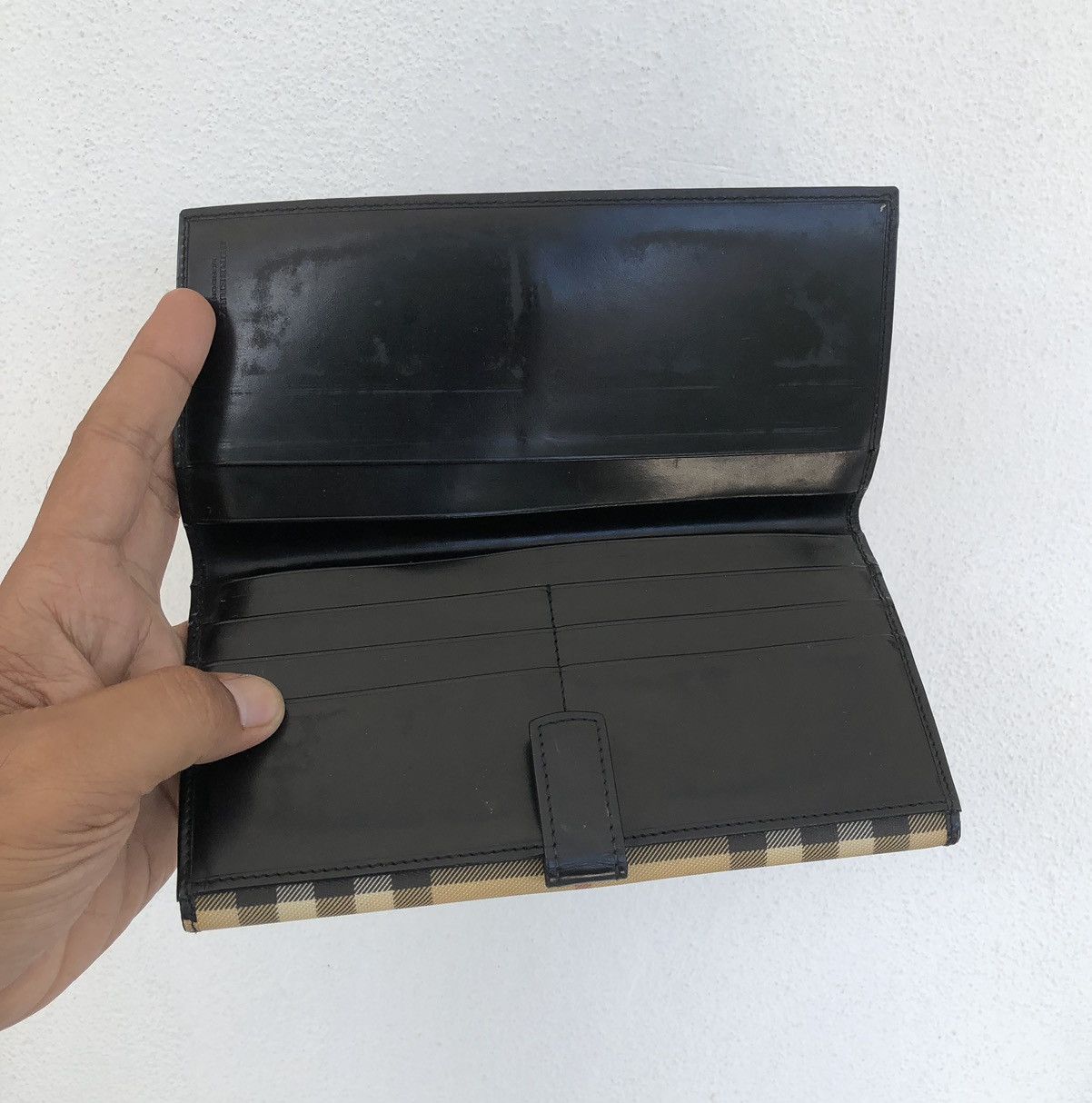 Burberry BURBERRY LONDON Novacheck Long Wallet Made In Italy Size ONE SIZE - 6 Thumbnail