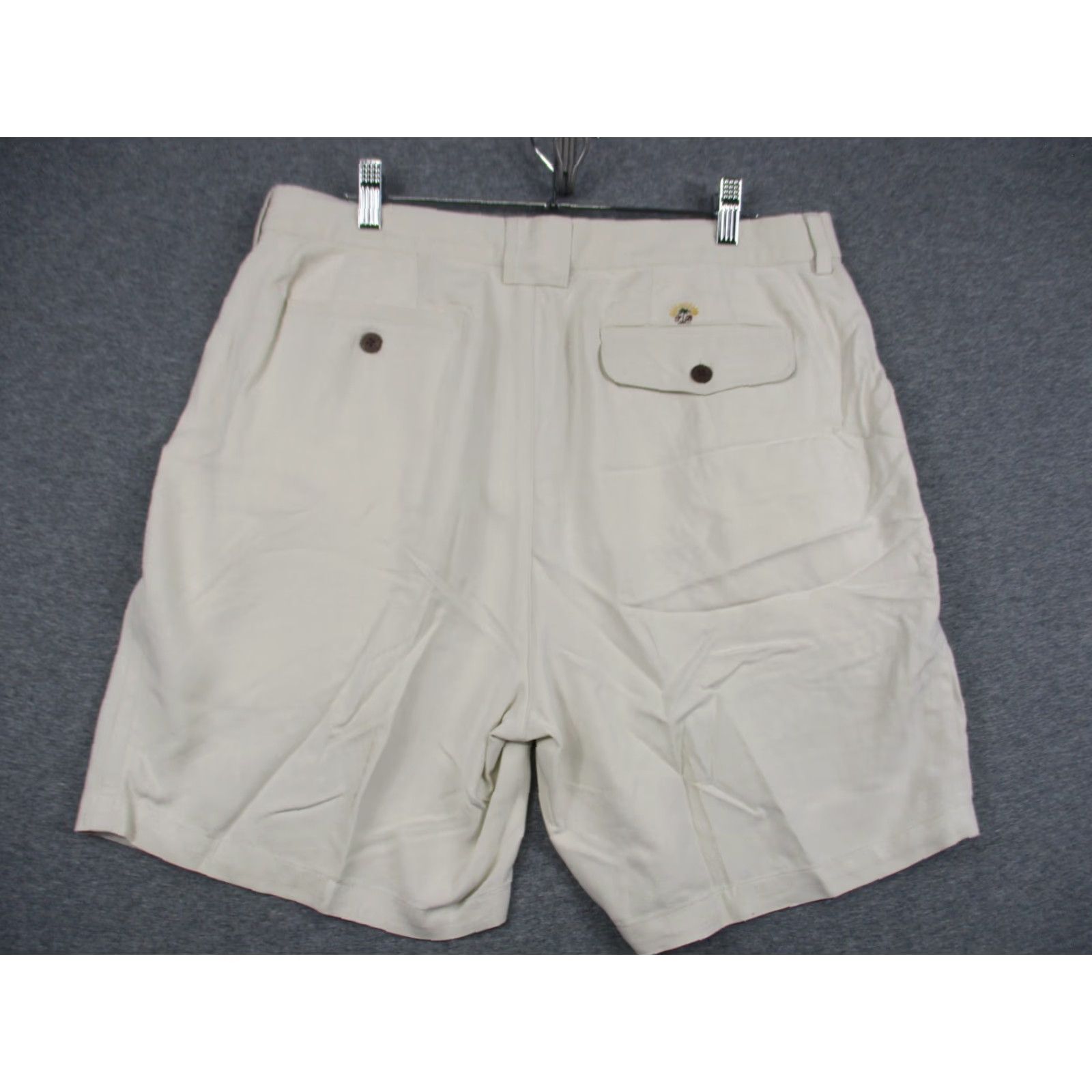 Tommy Bahama Tommy Bahama Relax Shorts 36 Men's Silk Pleated Chino Pockets Logo Shirt Size US 36 / EU 52 - 4 Thumbnail