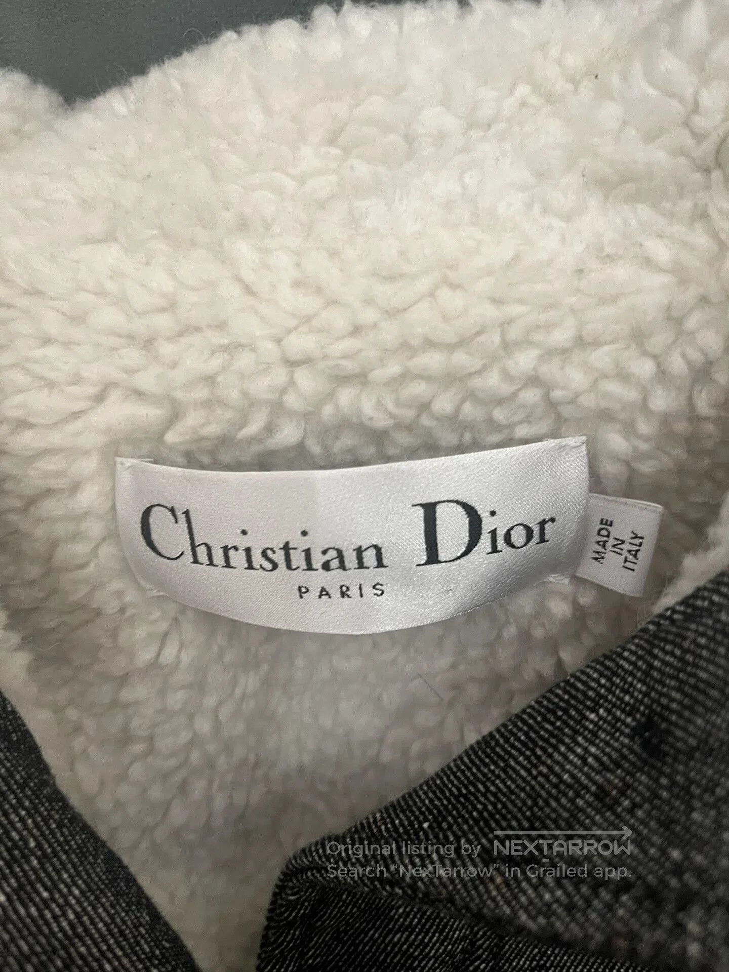Dior gray dior jacket with shearling collar. Size S / US 4 / IT 40 - 2 Thumbnail