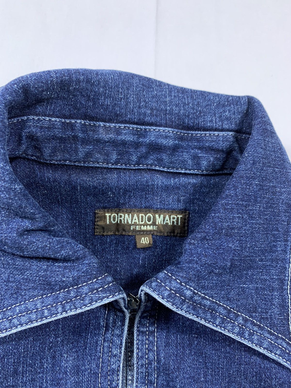 Tornado Mart TORNADO MART JAPAN DENIM JACKET Size US S / EU 44-46 / 1 - 3 Thumbnail