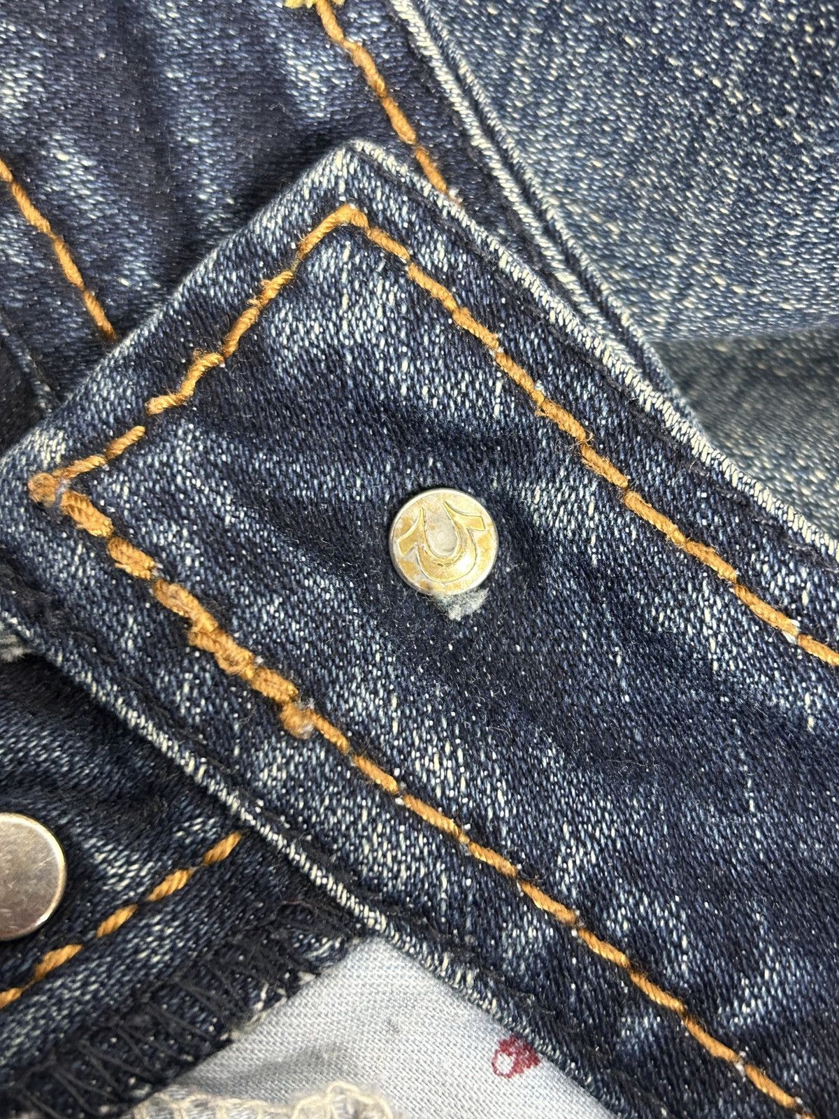 True Religion Vintage True Religion Johnny Big T Denim Jeans Size 26 Size 26" / US 2 / IT 38 - 8 Thumbnail