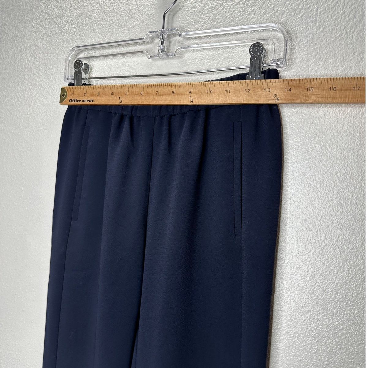 Theory Theory Thorene Black Crepe Pocketed Pull On Slacks P XS Size 27" / US 4 / IT 40 - 11 Thumbnail