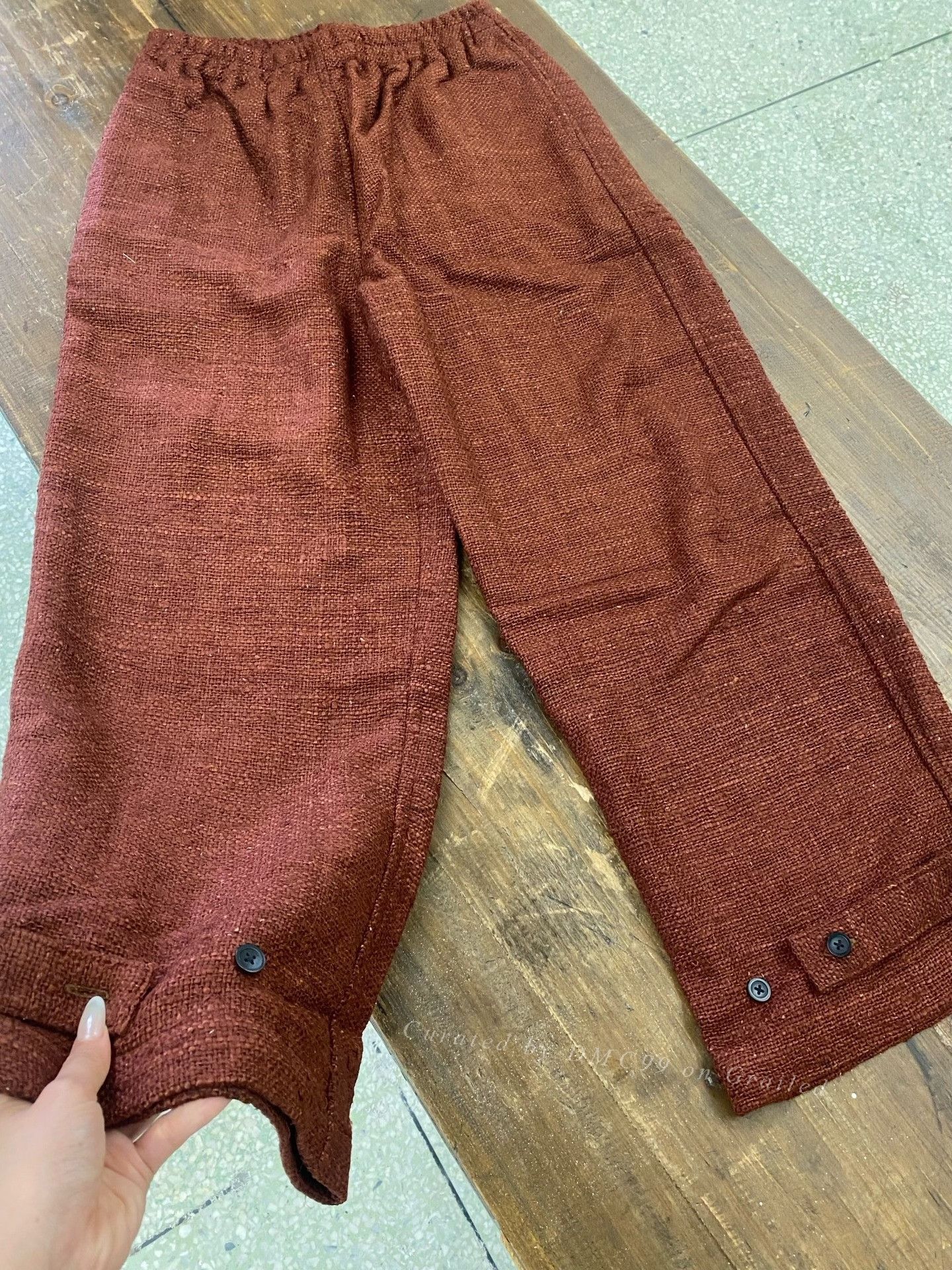 Other Handmade Tussah Silk Pants Size 30" / US 8 / IT 44 - 1 Thumbnail