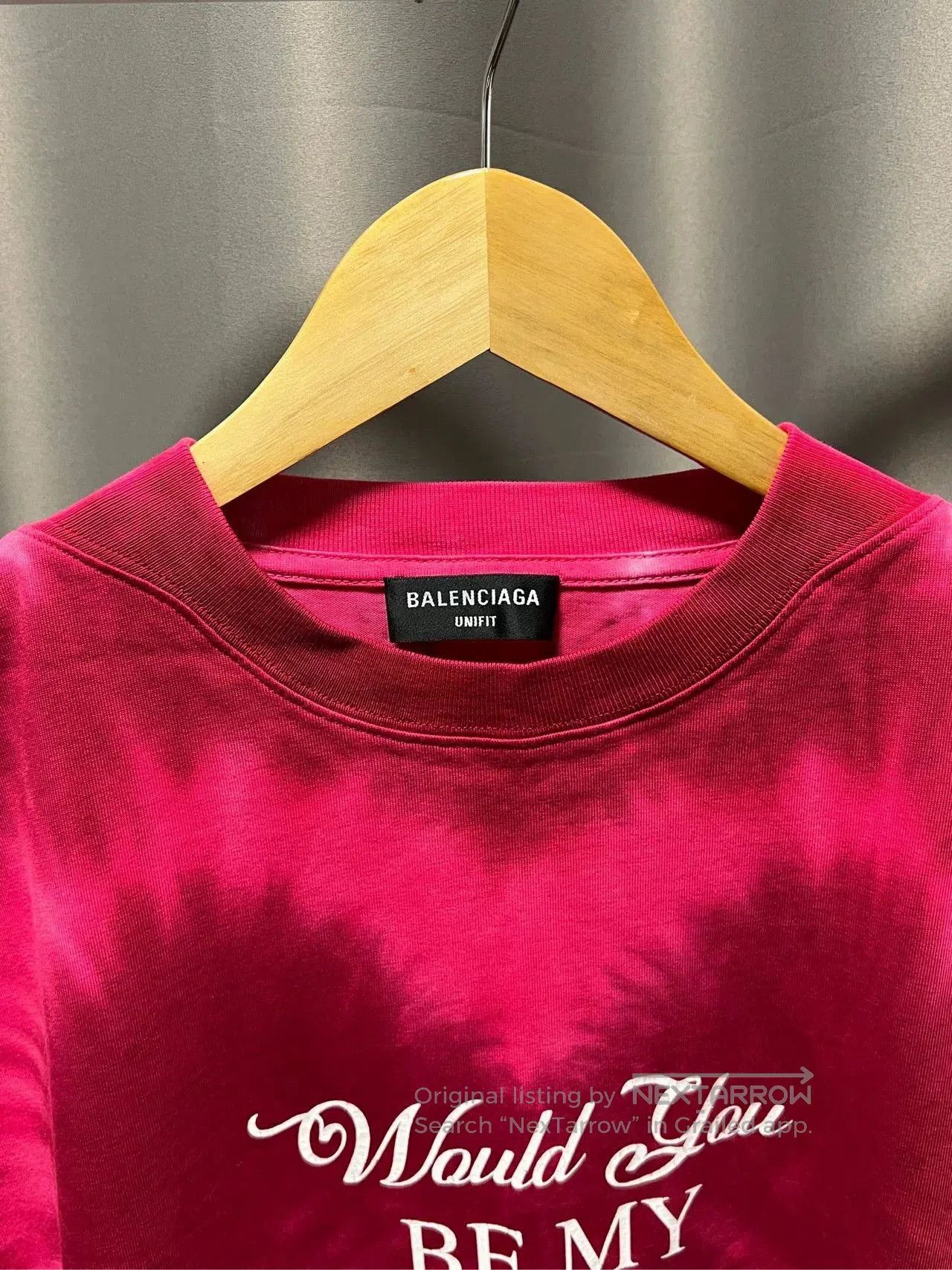 Balenciaga Balenciaga Heart Tie-Dye Short Sleeve Top. Size M / US 6-8 / IT 42-44 - 3 Thumbnail