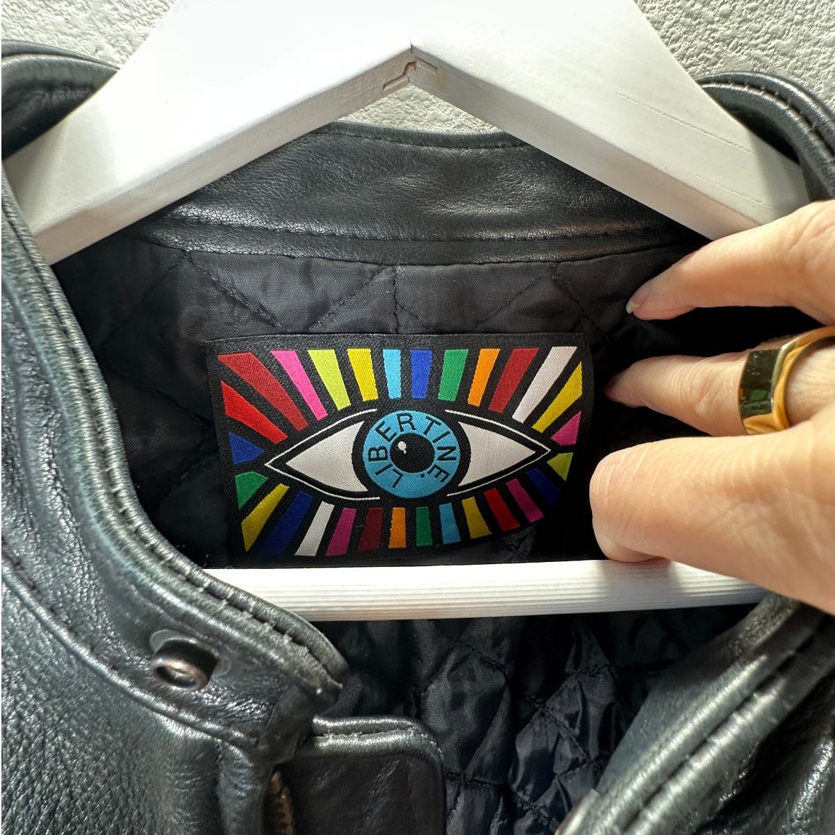 Libertine Libertine Hand-Painted Floral Skull Black Leather Jacket M Size M / US 6-8 / IT 42-44 - 16 Thumbnail