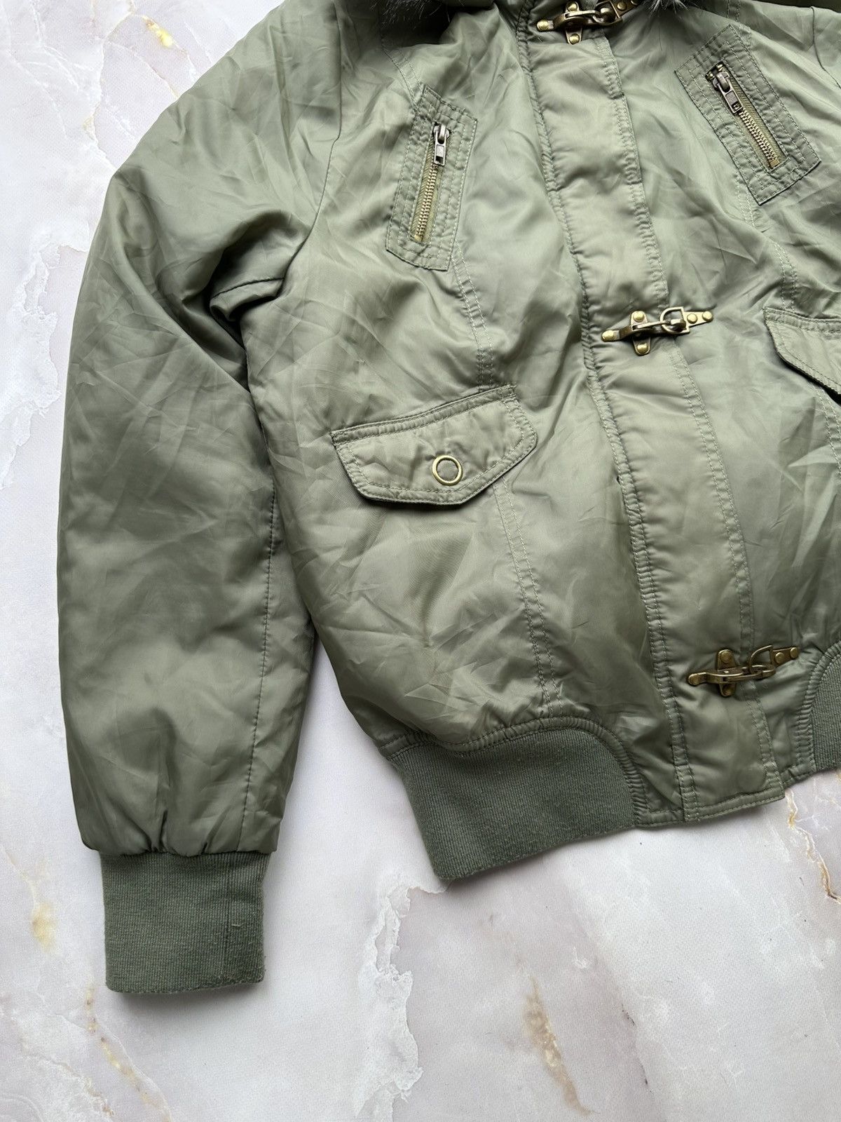 Japanese Brand Vintage Bomber Jacket Size M / US 6-8 / IT 42-44 - 5 Thumbnail