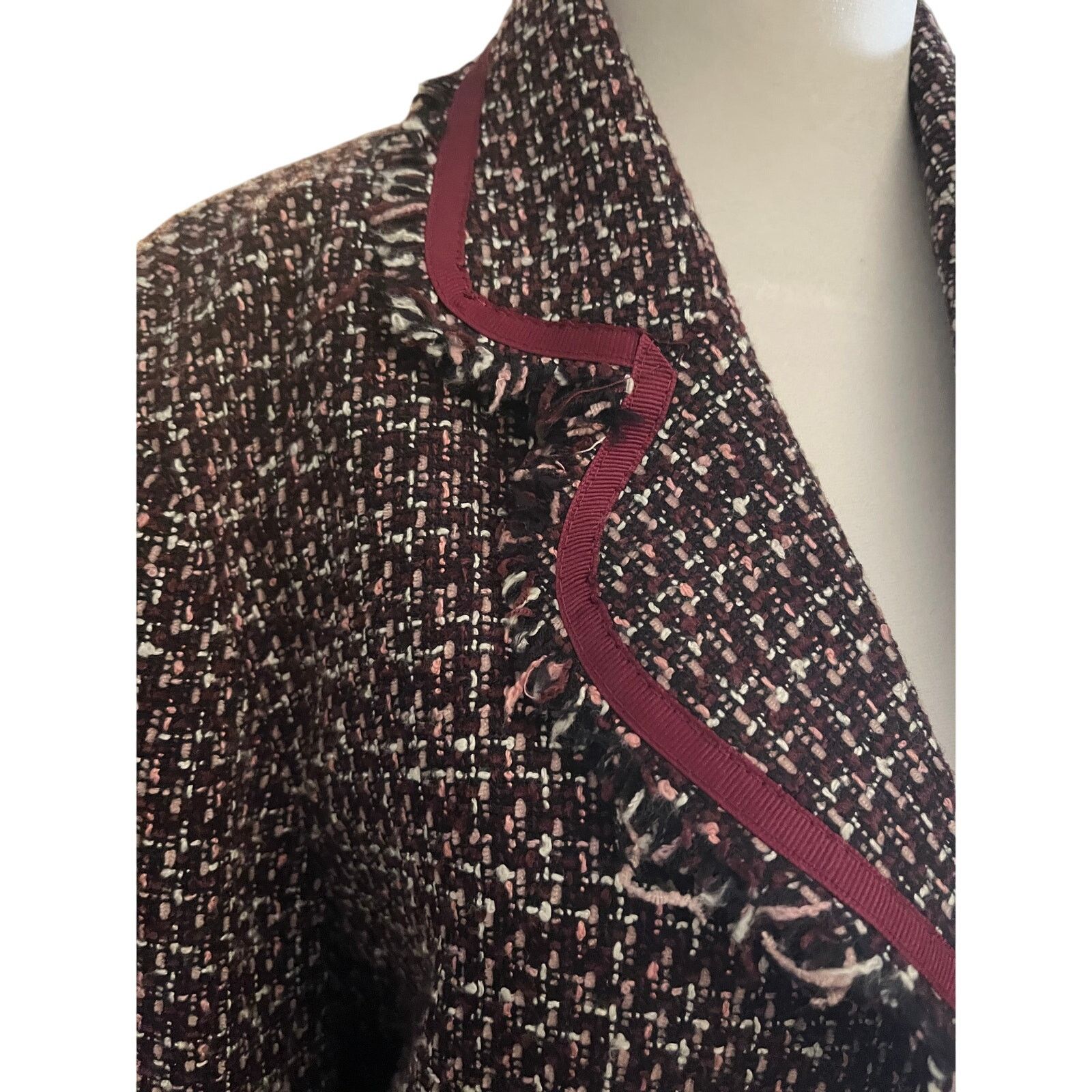 Vintage VINTAGE BLAZER SWEET LILY TWEED Size L / US 10 / IT 46 - 2 Thumbnail