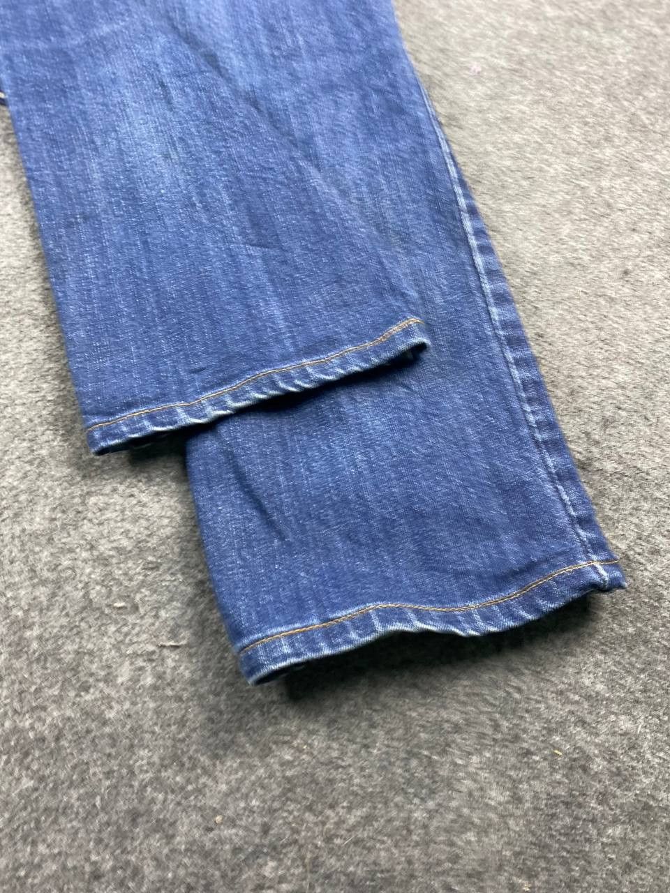 Levi's vintage levis 505 straight leg denim nice design Size 33" - 7 Thumbnail