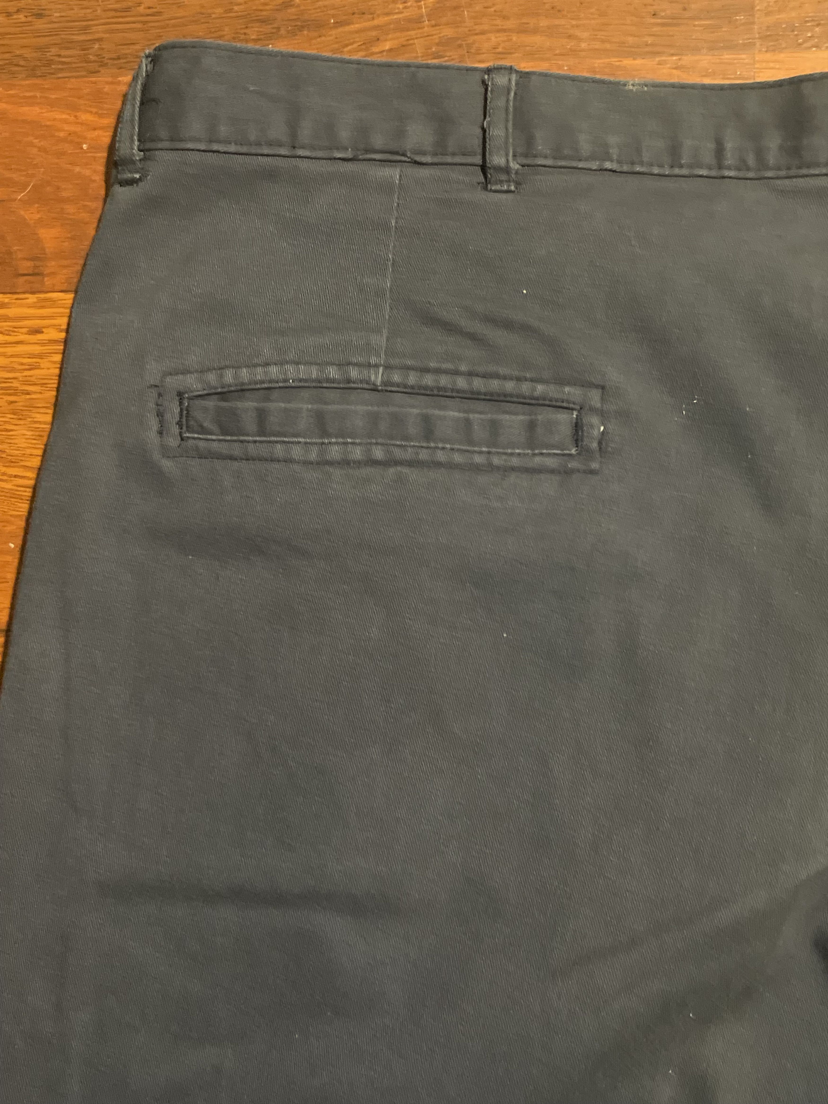 Bugle Boy Vintage Bugle Boy Chino trouser Mens W Navy Pleated Front Size US 40 / EU 56 - 6 Thumbnail