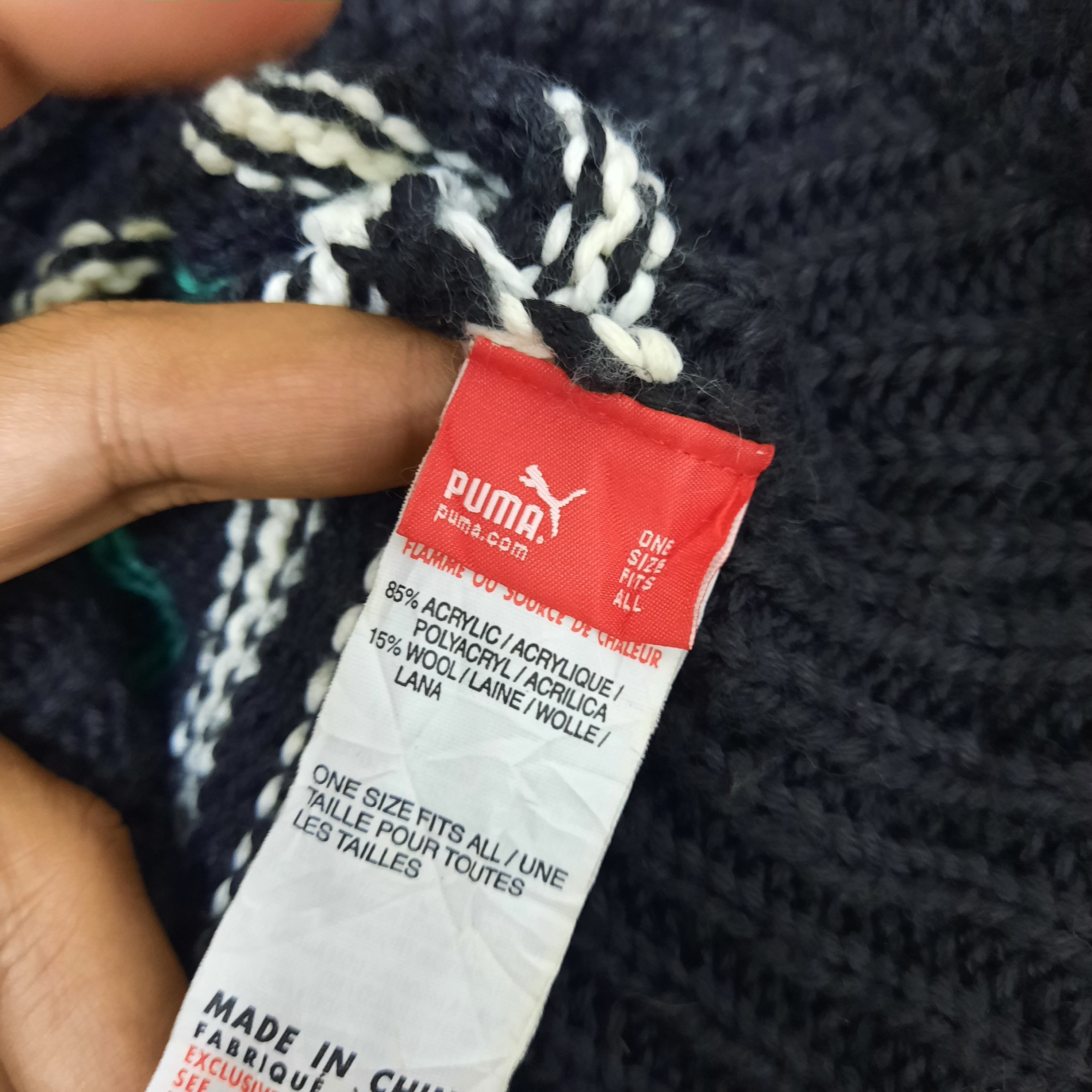 Puma 🐆 Puma stripes beanie cap Size ONE SIZE - 4 Thumbnail