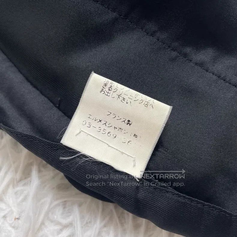 Hermes Hermes Black 100% Silk Material Skirt Size 24" / US 00 / IT 34 - 8 Thumbnail