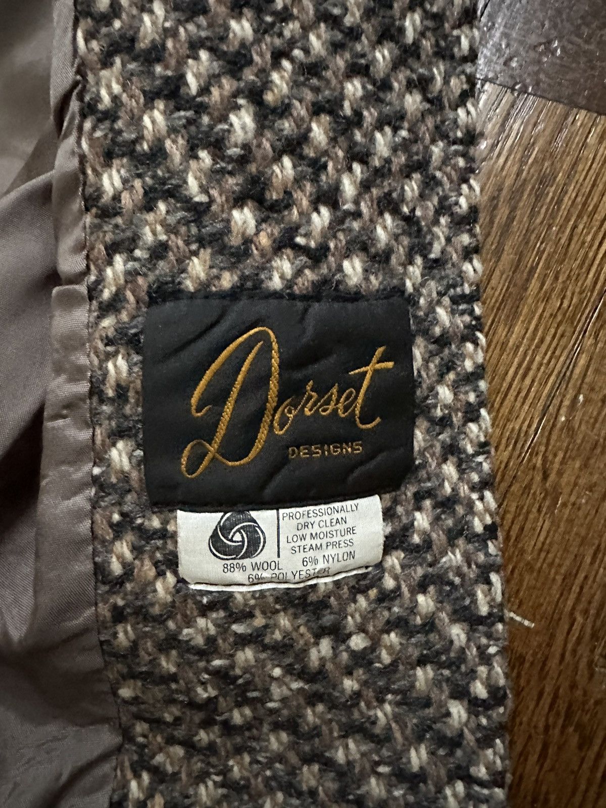 Vintage Vintage Wool Tweed Coat / Double Breasted Over Coat Size M / US 6-8 / IT 42-44 - 8 Thumbnail