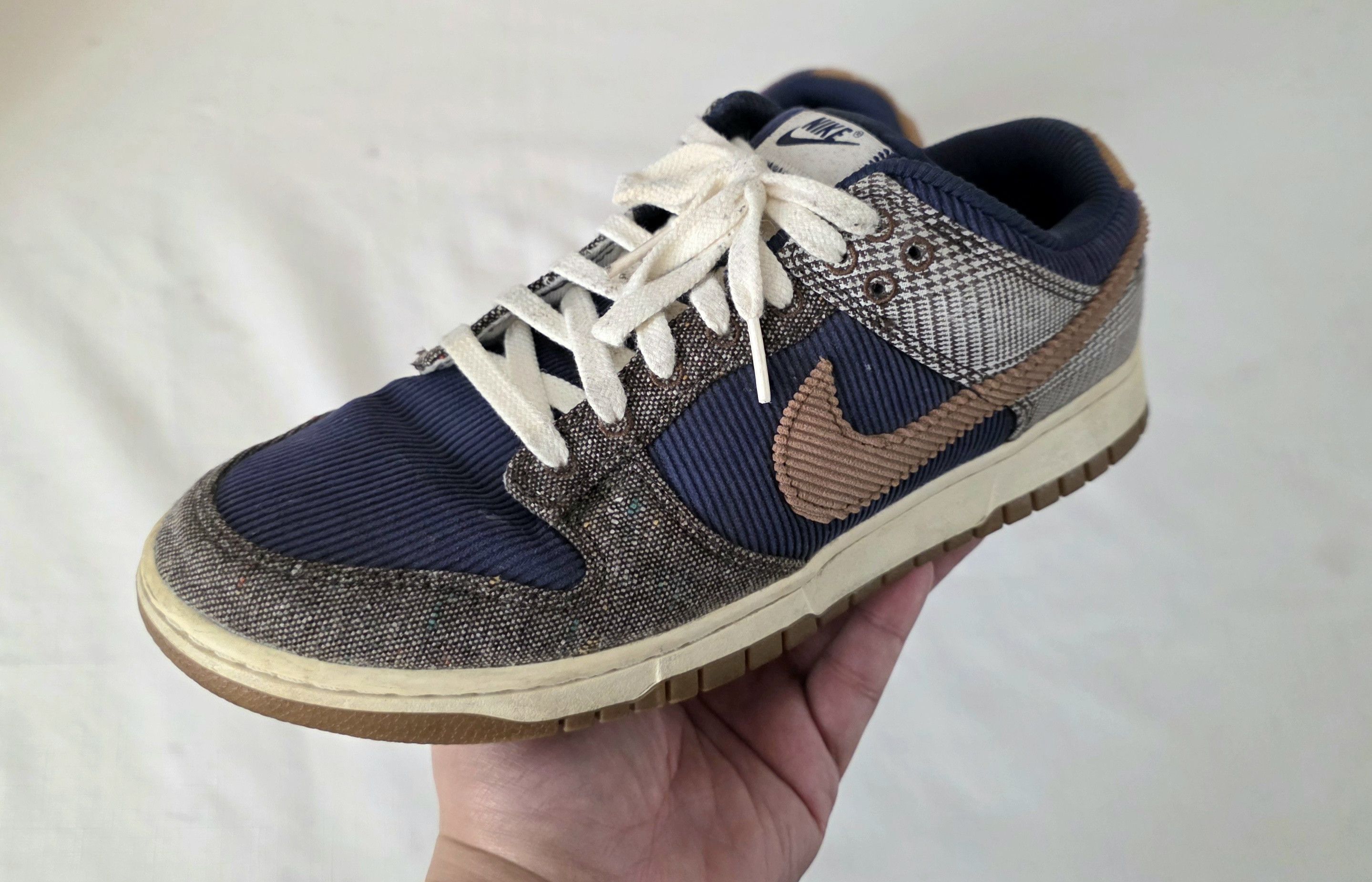 Nike Nike Dunk Low PRM Tweed Midnight Corduroy FQ8746-410 Men 9.5 Size US 9.5 / EU 42-43 - 1 Thumbnail