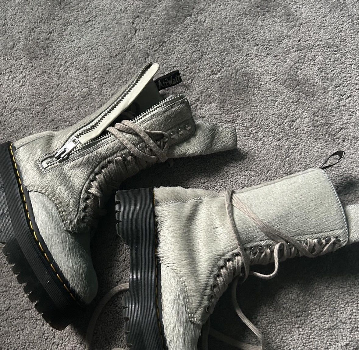Rick Owens Rick Owen’s x dr martens Size US 6 / IT 36 - 1 Thumbnail