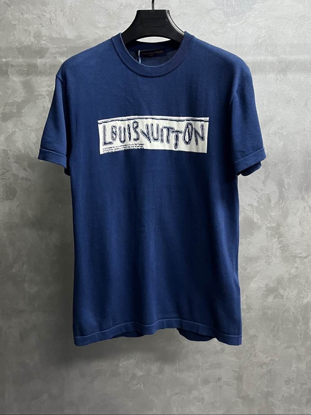 Louis Vuitton Louis Vuitton Logo Print T-Shirt Blue Size S Size US S / EU 44-46 / 1 - 1 Thumbnail