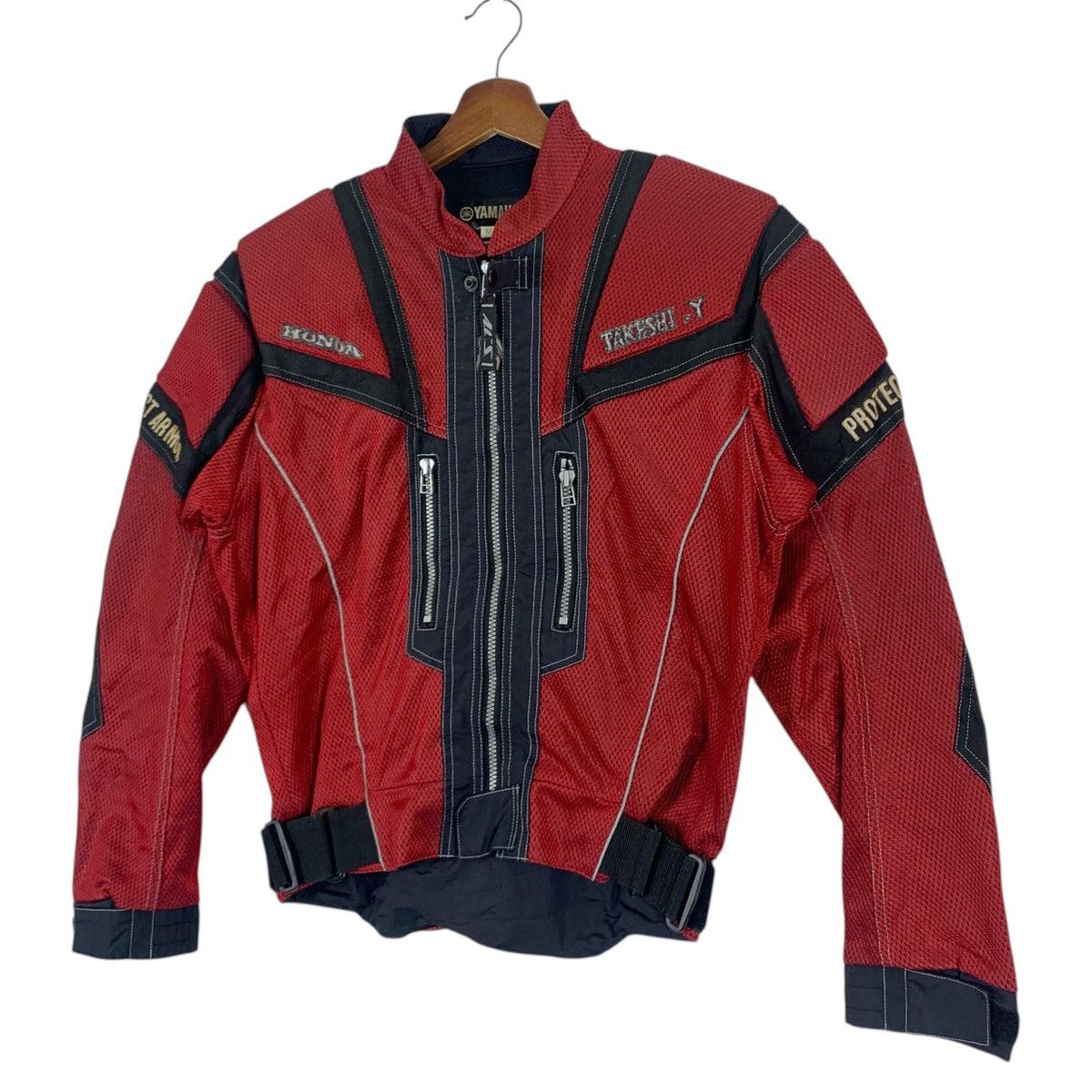 Japanese Brand × Yamaha Vintage Yamaha Protect Armor Riders Jacket Size US M / EU 48-50 / 2 - 3 Thumbnail