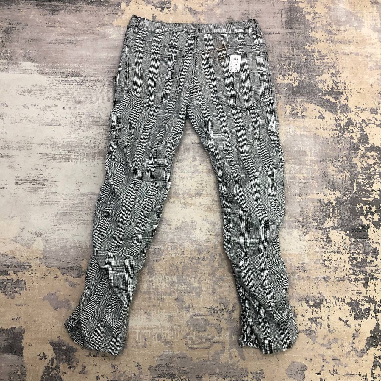 Japanese Brand P866. HOUNDSTOOTH ZIPPER PANTS Size 30" / US 8 / IT 44 - 3 Thumbnail