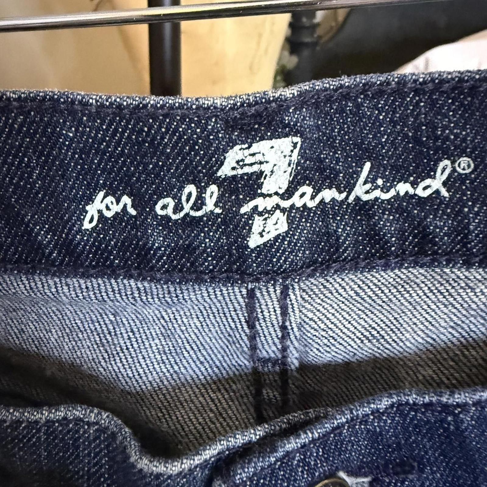 7 For All Mankind 7 For All Mankind Blue Straight Leg Jeans Size 38 Size 38" / US 16 / IT 52 - 3 Thumbnail