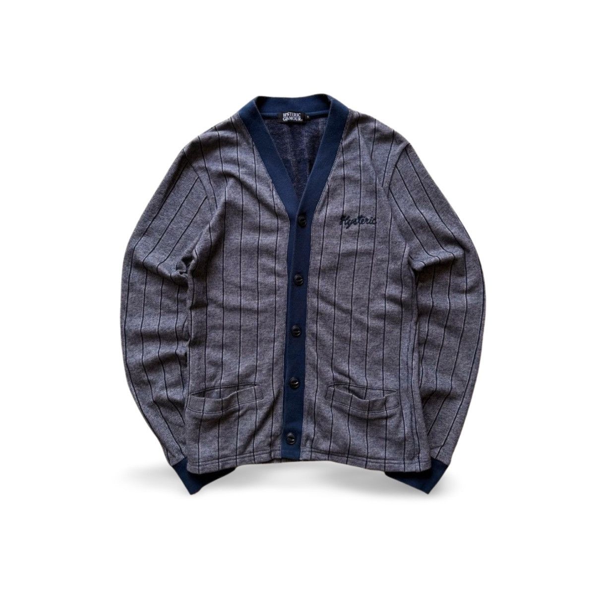 Hysteric Glamour Vintage Hysteric Glamour Striped Cardigan Sweater Size US S / EU 44-46 / 1 - 1 Thumbnail