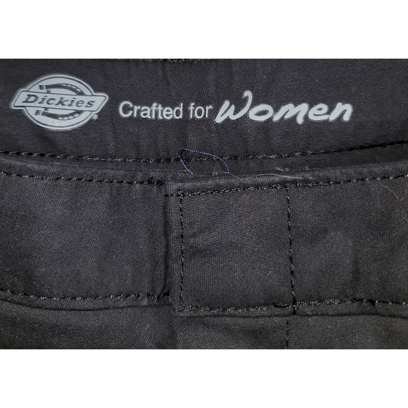 Dickies Dickies Black Curvy Crafted Women Pants 12R Flat Front NWOT Size 34" / US 12 / IT 48 - 4 Thumbnail