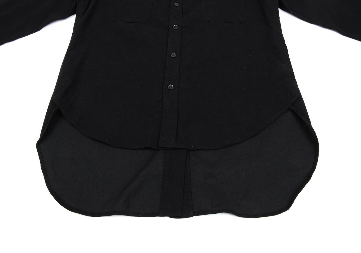 Jean Paul Gaultier Cotton Back Long Shirt in Black, Size 3 Size US L / EU 52-54 / 3 - 9 Thumbnail