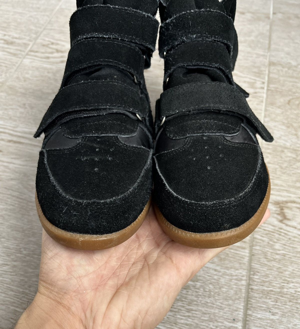 Isabel Marant Isabel Marant Style Black Bekett Wedge Sneakers Size US 7 / IT 37 - 3 Thumbnail